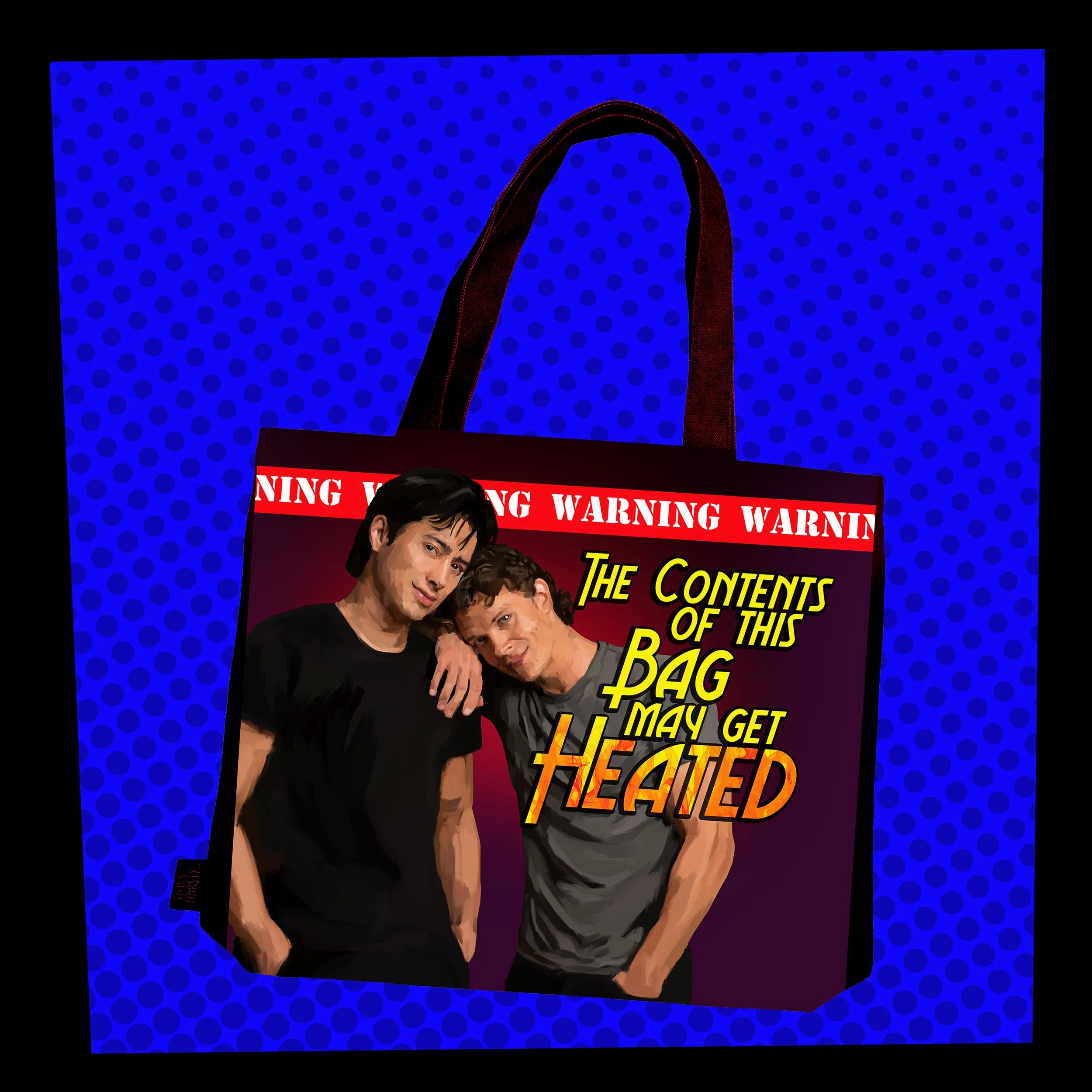 HOT HOCKEY BOYS TOTE