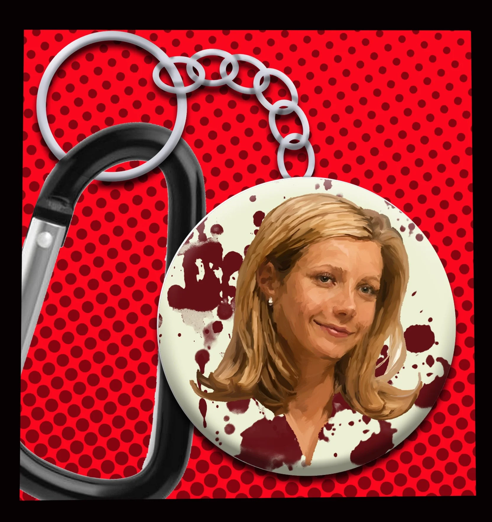 HER PRETTY HEAD KEYCHAIN