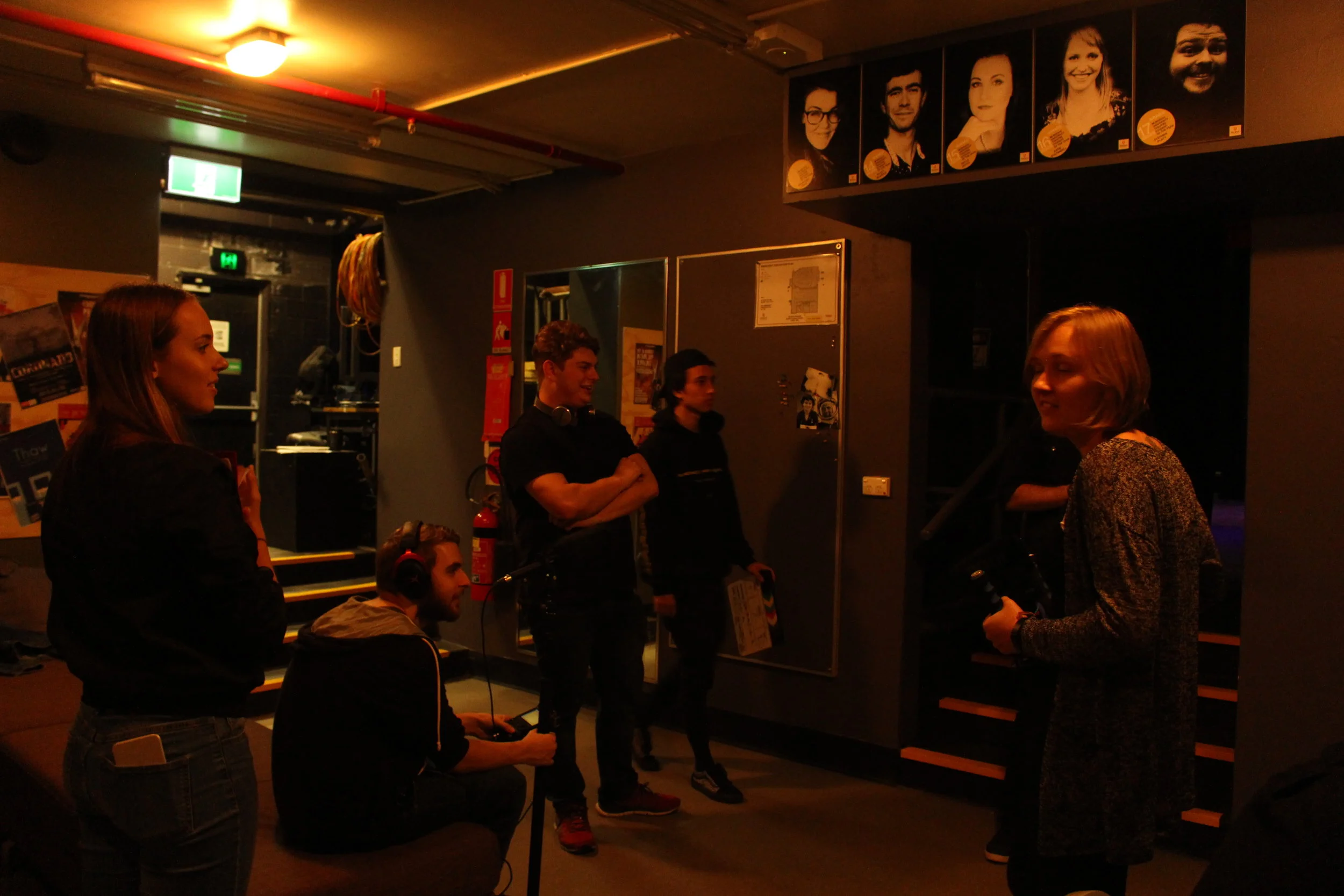  The crew get ready for the big opening oner (1)     