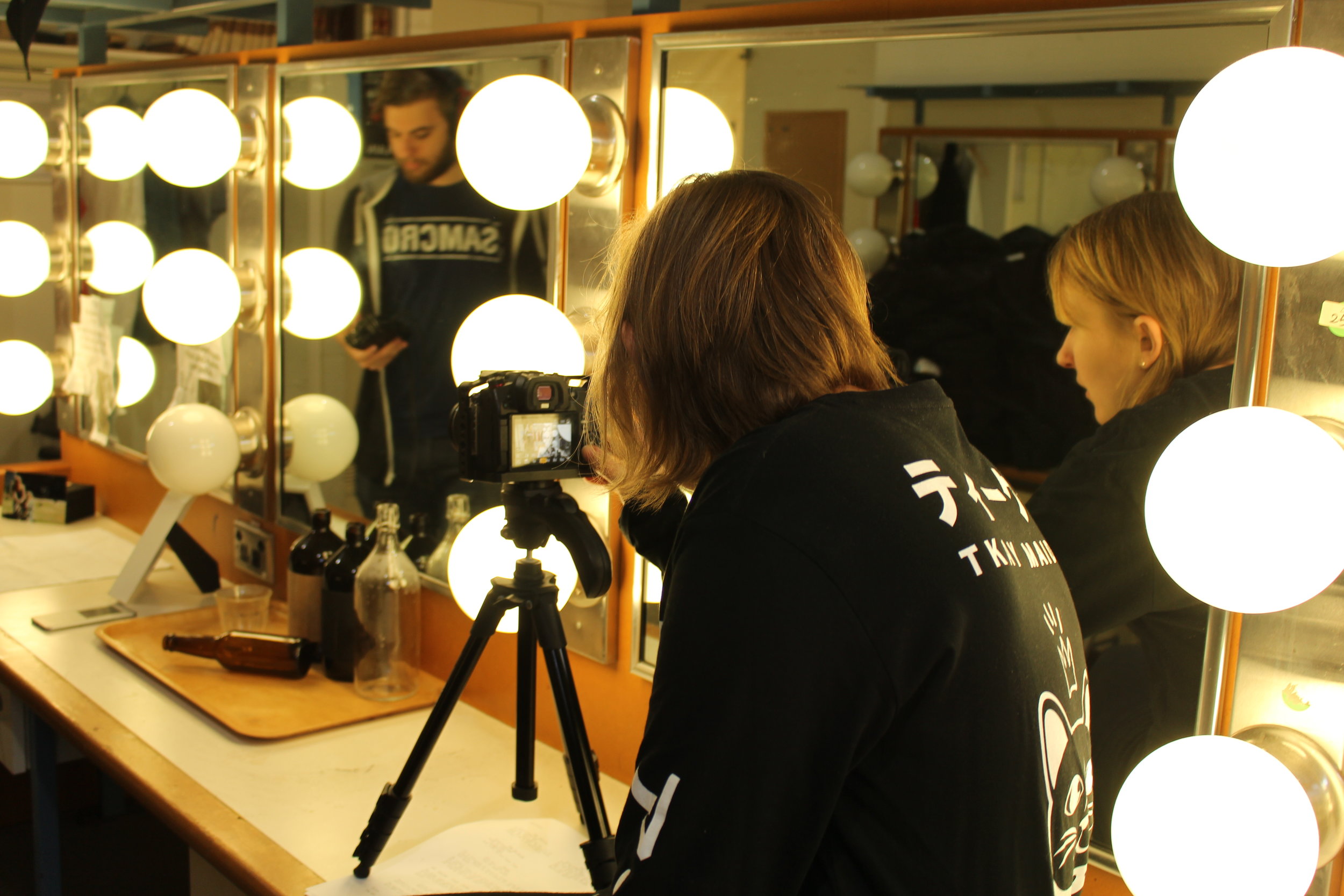  Szalina Maass (Cinematographer) prepares the ISO     