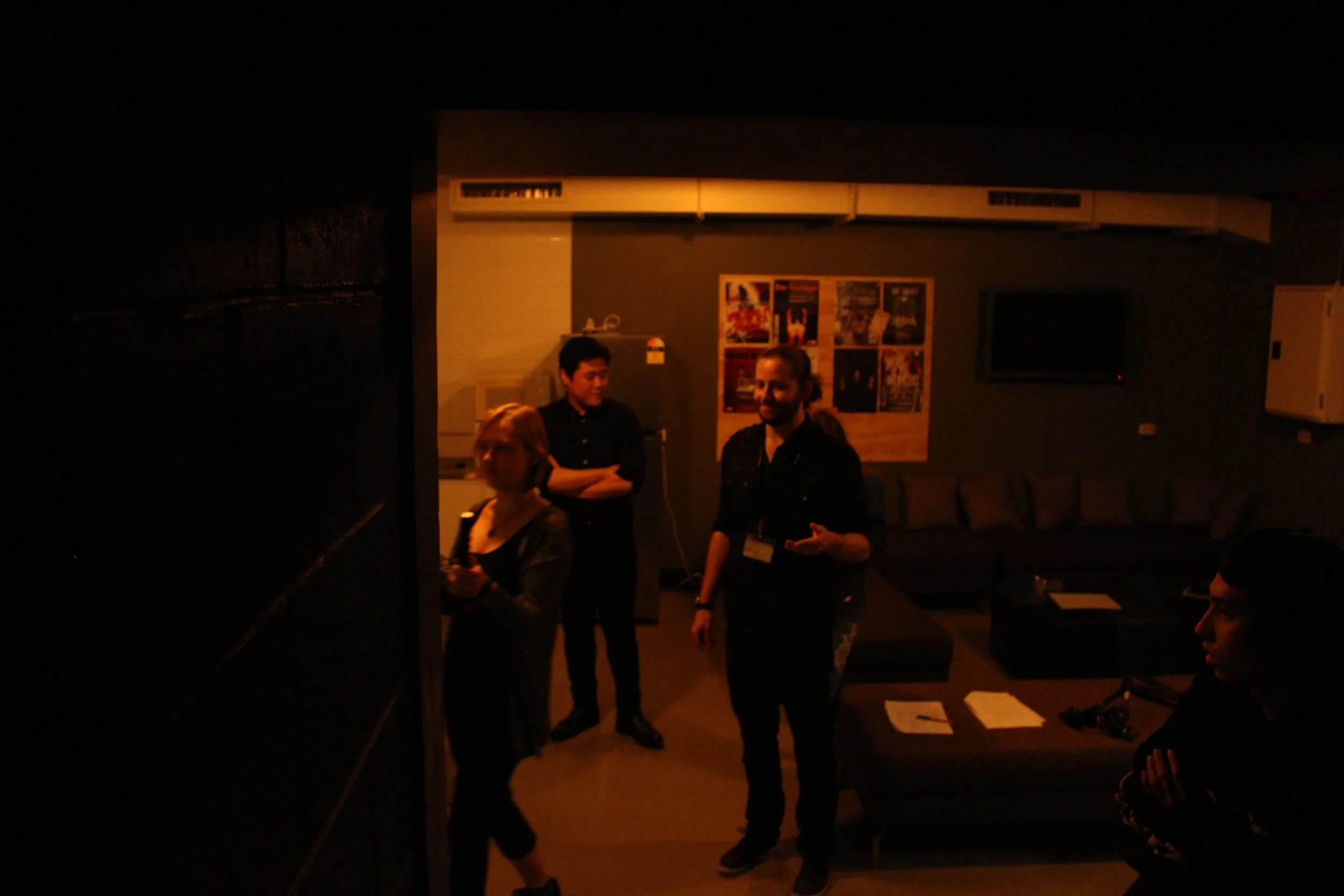  Zeke Morgan-Hind works on how to direct the big oner opening shot (2)     
