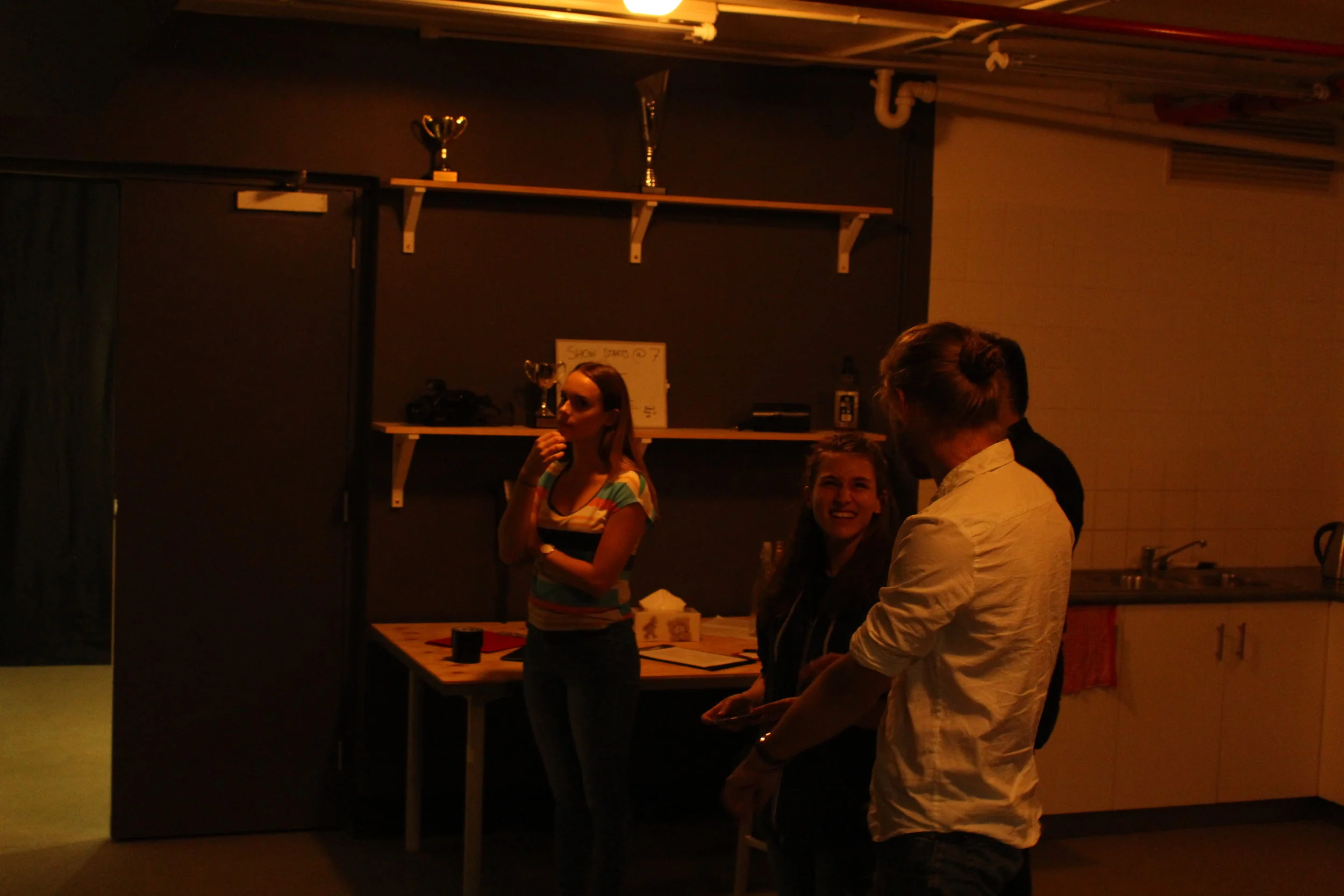  Chloe Holmes (Producer) makes sure the crew stay on schedule     