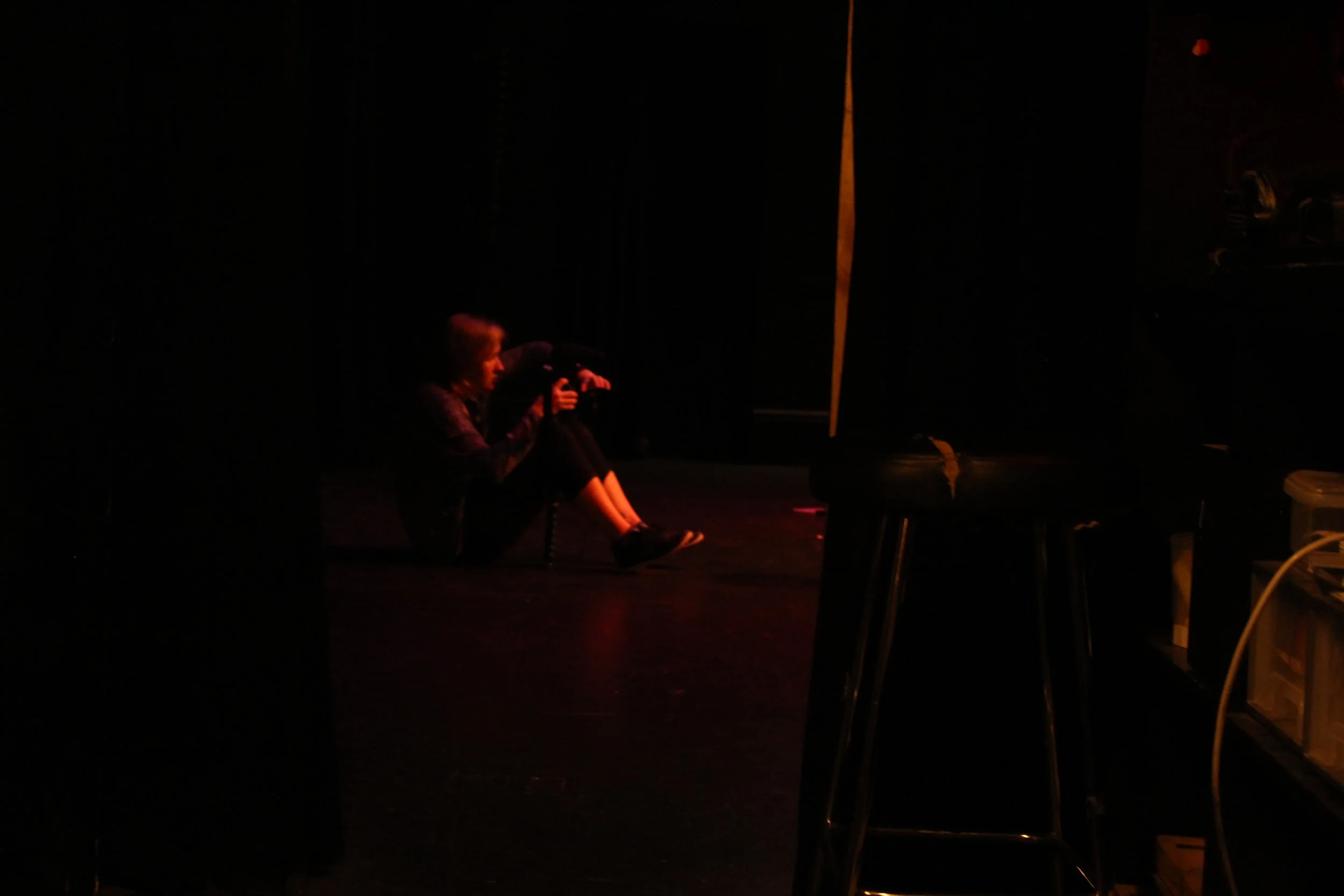  Szalina takes a moment to take more footage     