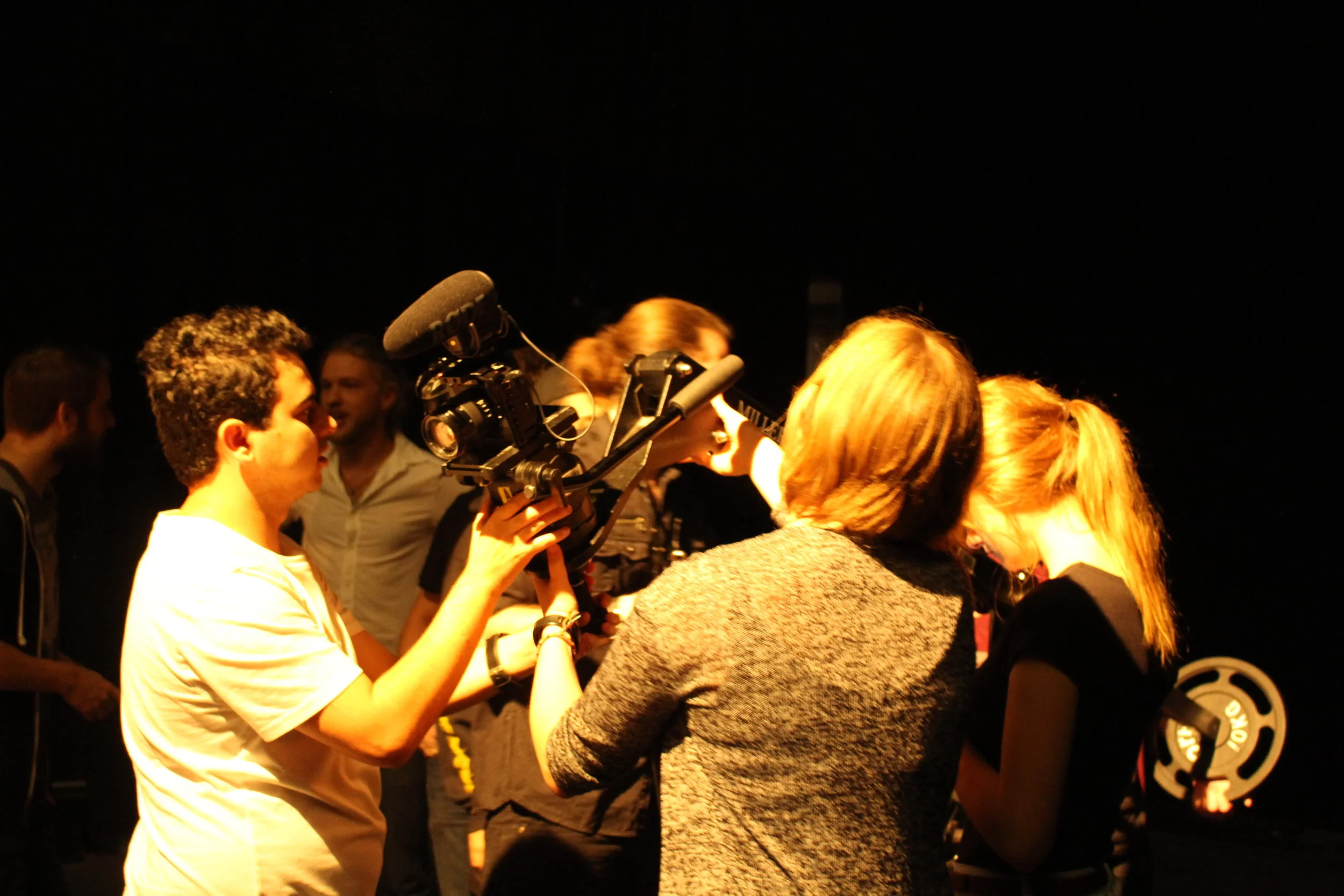  The crew work to balance the JIB (1)     