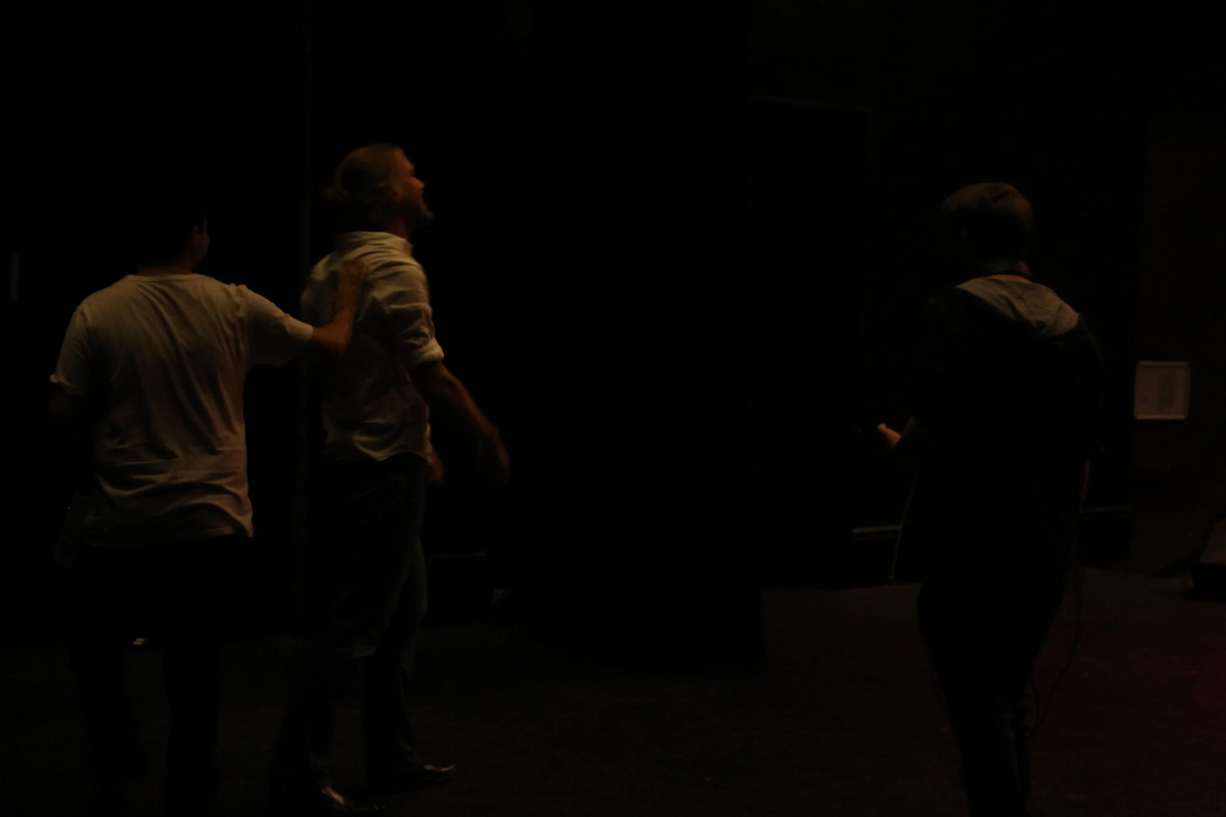  Jake De Agrela, James Norton and Keenan Bailey have a quick laugh before shooting (2)     