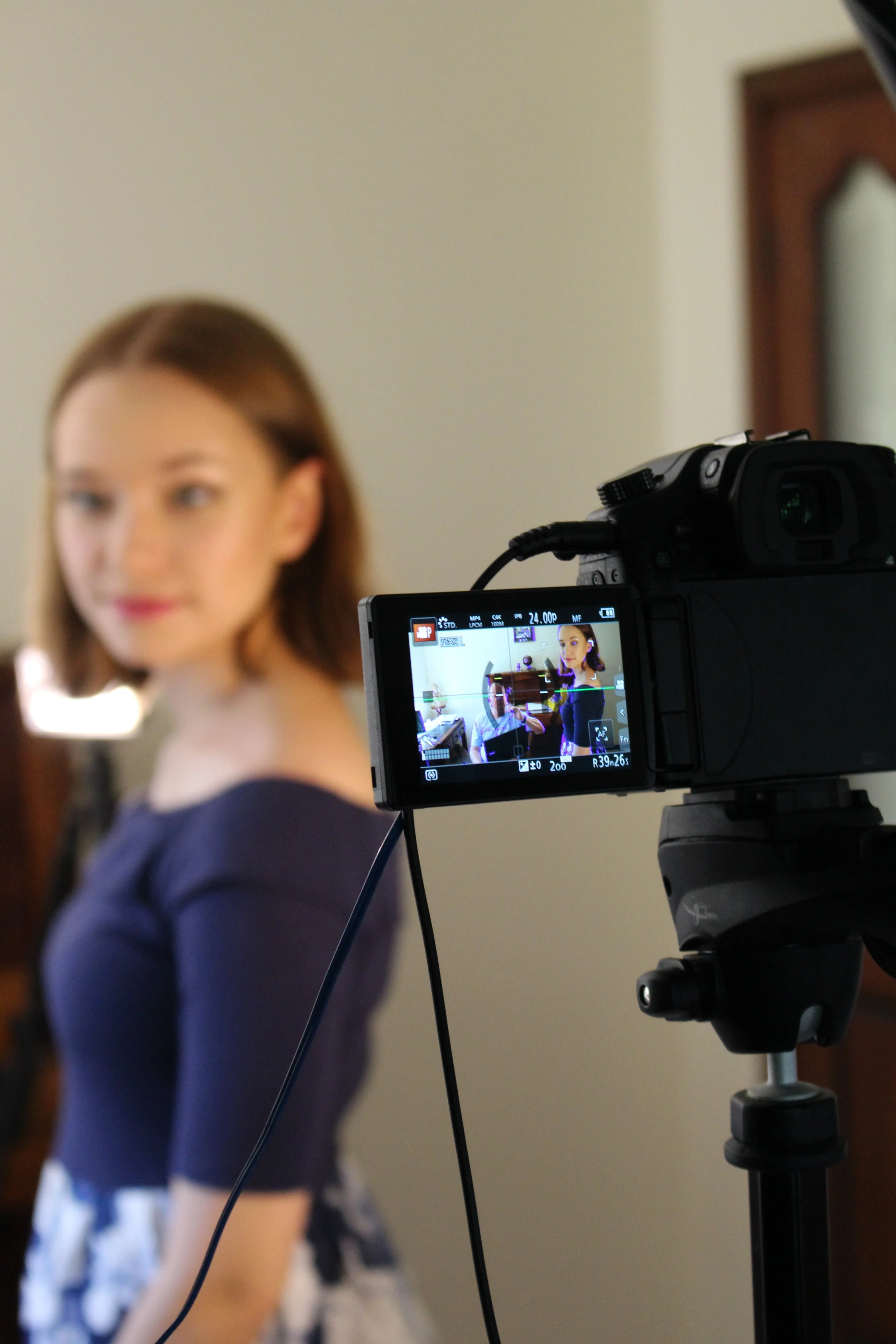  Behind the Scenes: Lights, Camera, Action on Bethany Tandy 