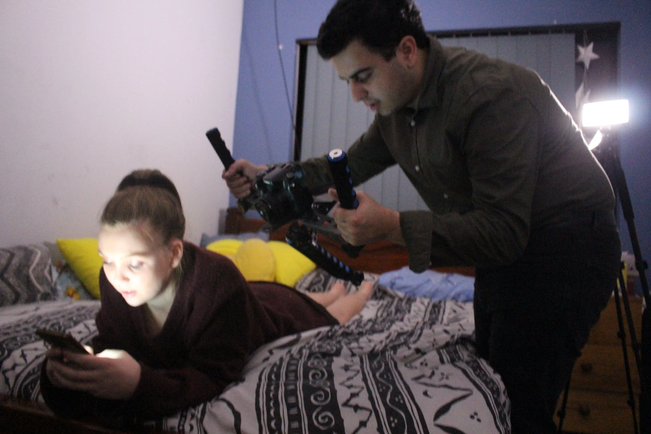  dis connected Production Day 4 - A film about phones are sure to have nice close ups from time to time 