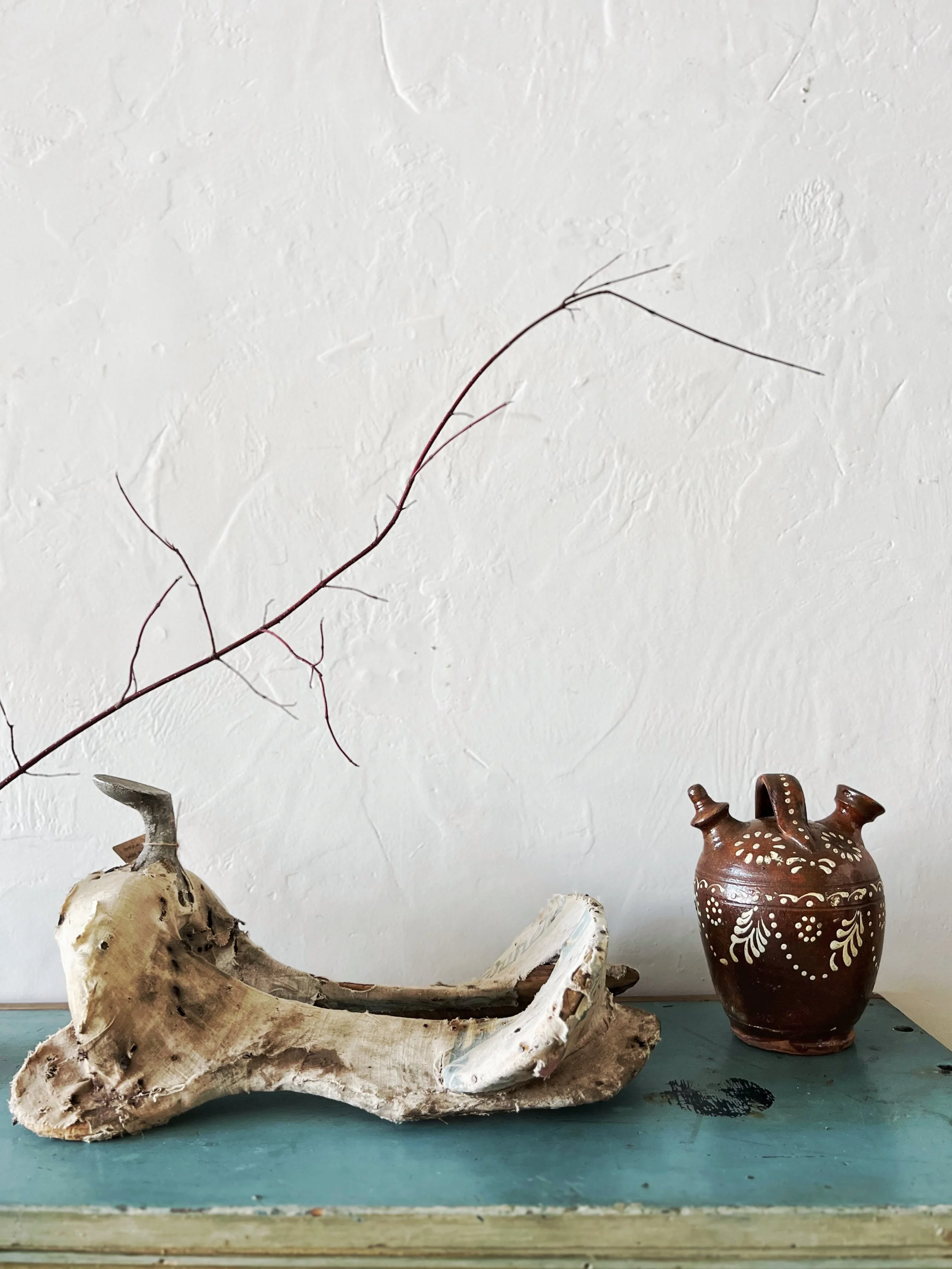 Spanish Botijo ceramic water jug