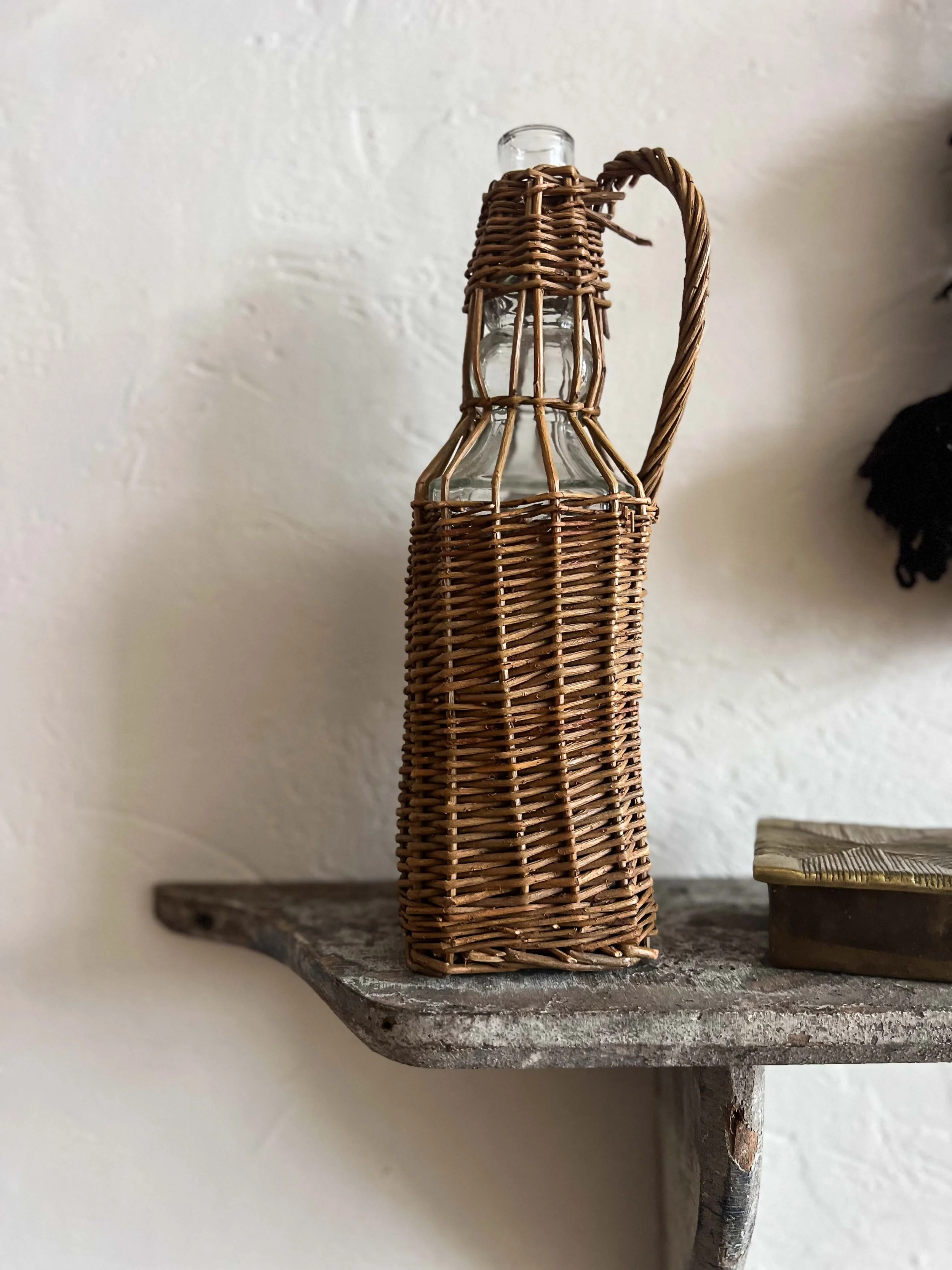 Wicker Demijohn Bottle