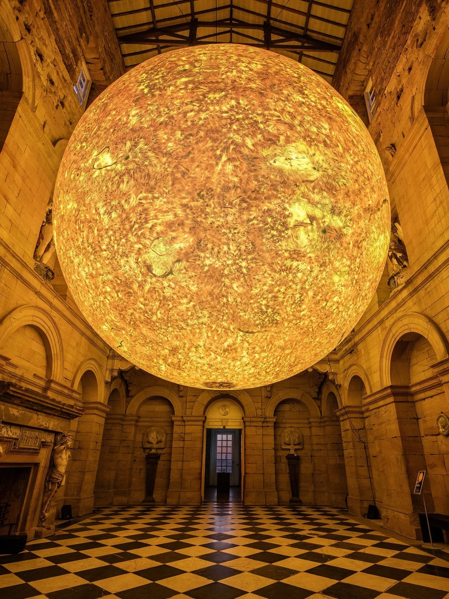 ***** ONE TIME ONLY EVENT*******

This stunning 7-metre wide Helios art installation, commissioned by the National Trust will be suspended within the historic Market Hall, Stonehouse, and myself, @ladylyndhurst and Sher @empower_cic have been asked t