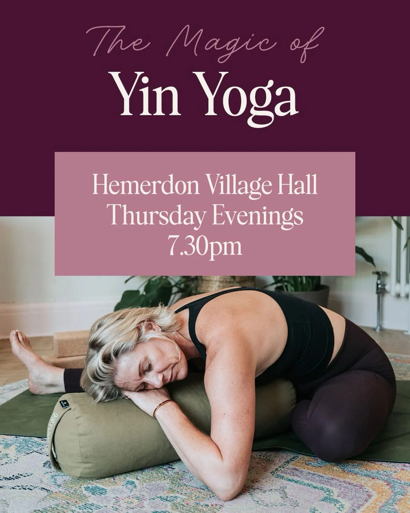This is your invitation to slow down, particularly in our fast-paced world.

Yin is slow, quiet, and deeply nourishing. Poses are held for several minutes at a time, allowing you to sink into stillness while gently working into the body&rsquo;s deepe