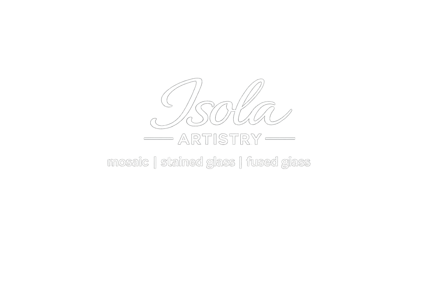 Isola Artistry - artist-run, handcrafted art brand specializing in fused glass, stained glass and mosaics.
