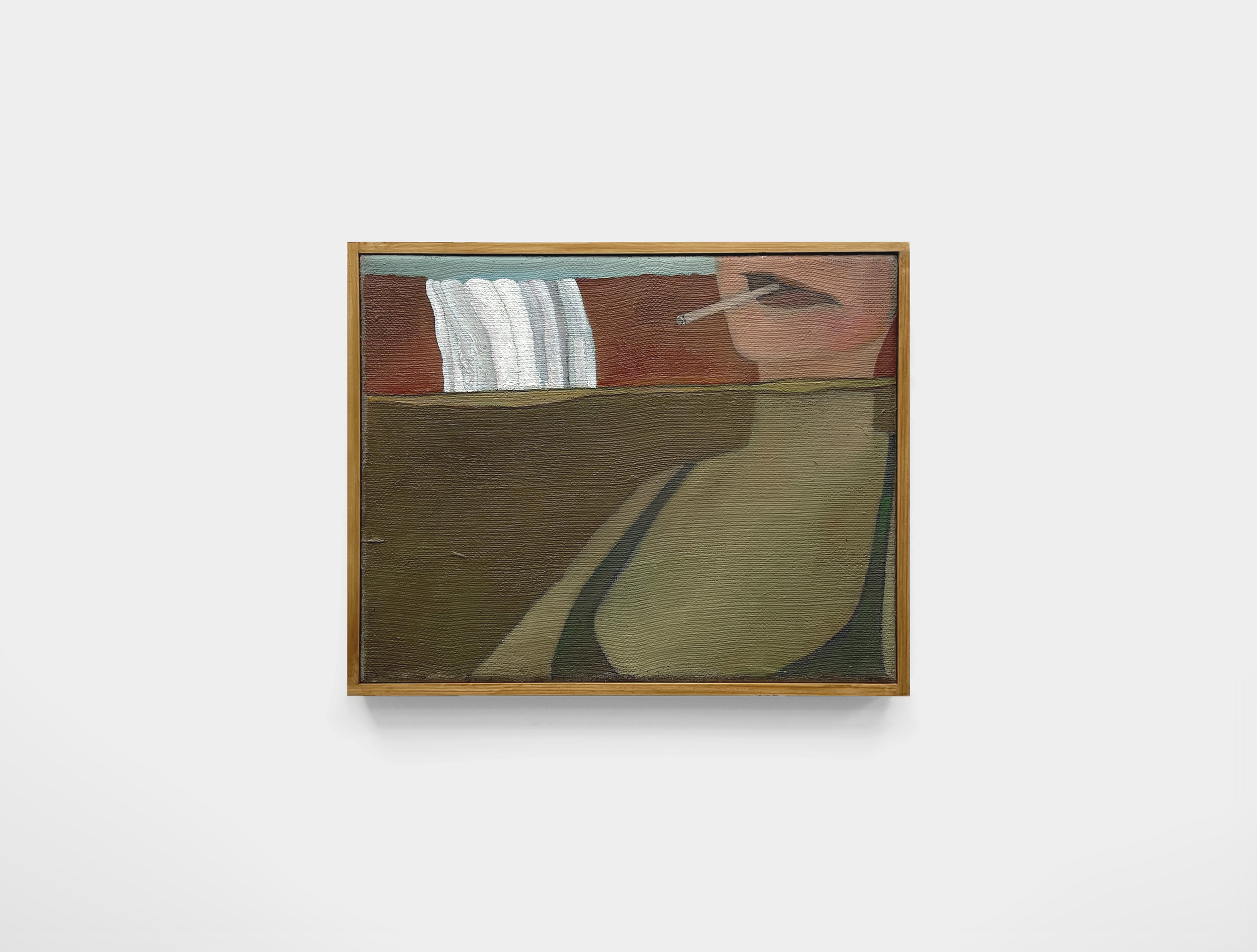 O meu caso privado (2026), 24 x 30 cm, oil on canvas.