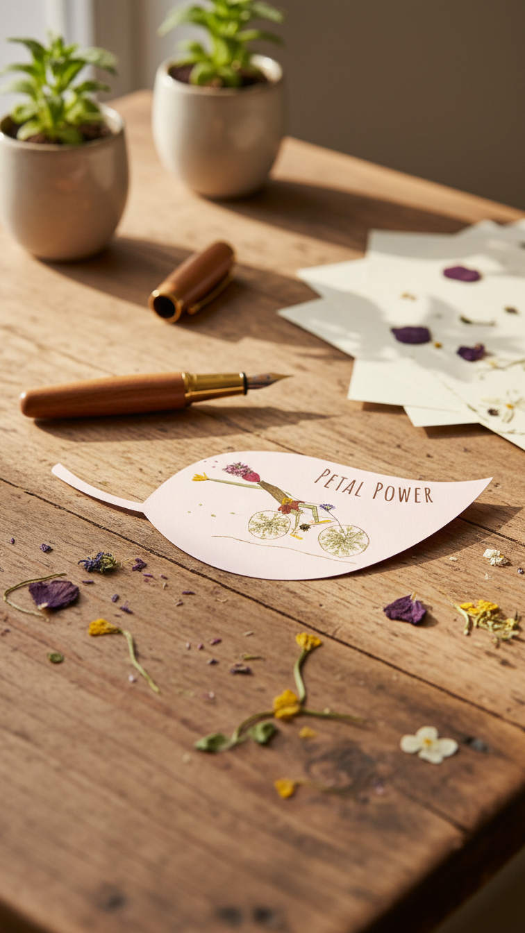 'Petal Power' Matte Vinyl Sticker