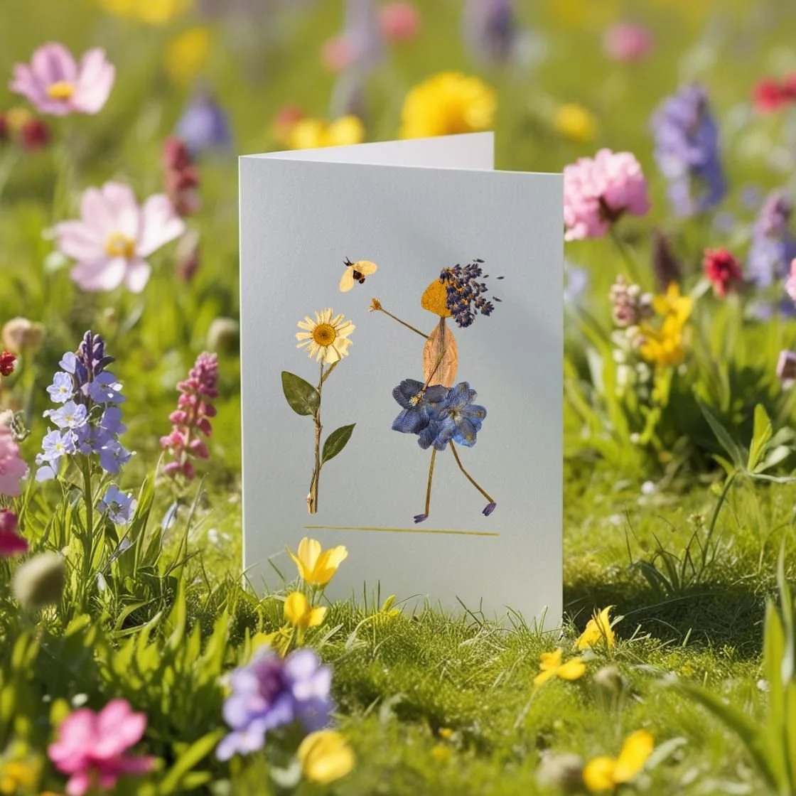 Happiness is: Seeing a Bee on the Flower you Planted III