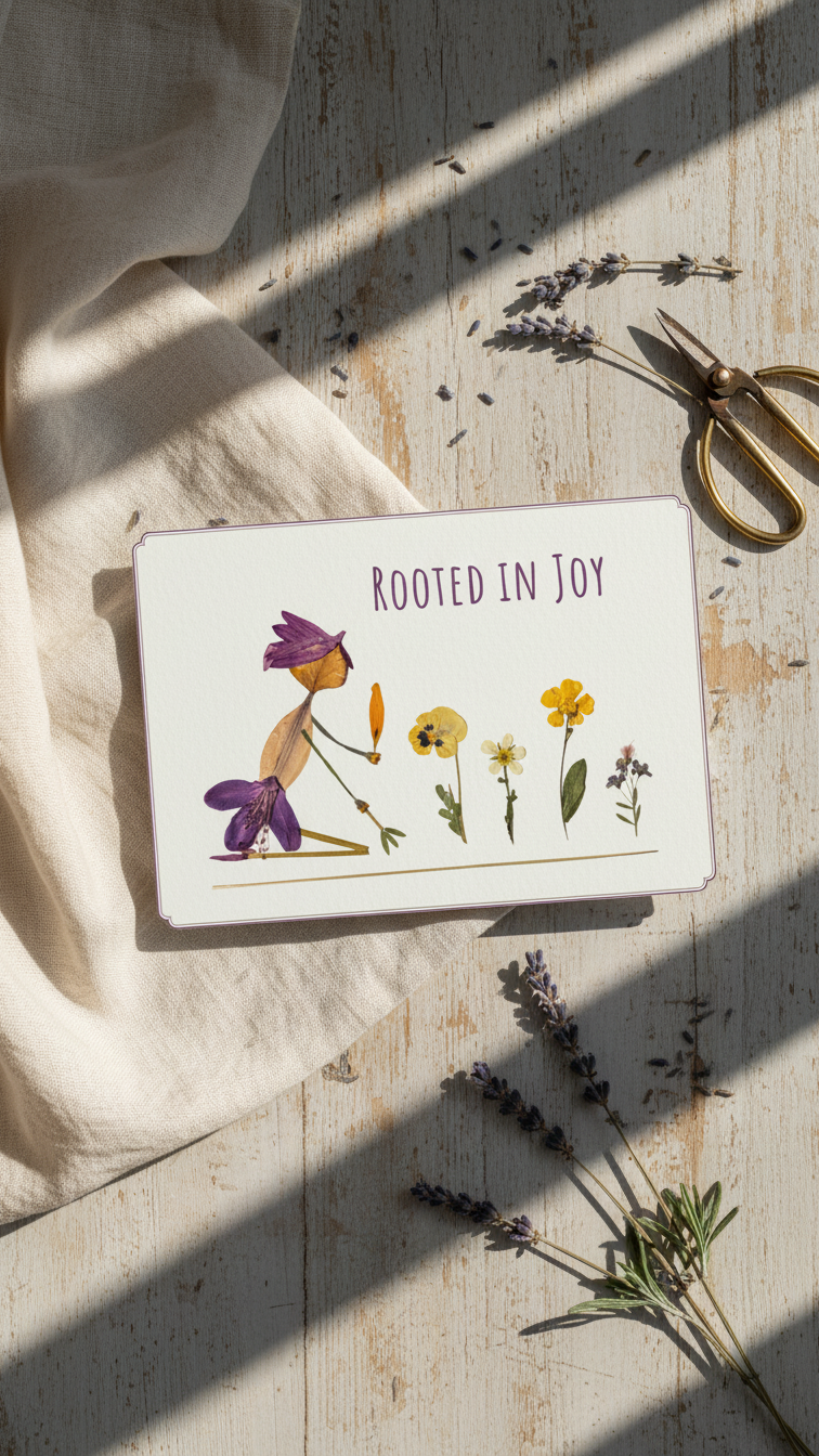 'Rooted in Joy' Matte Vinyl Sticker