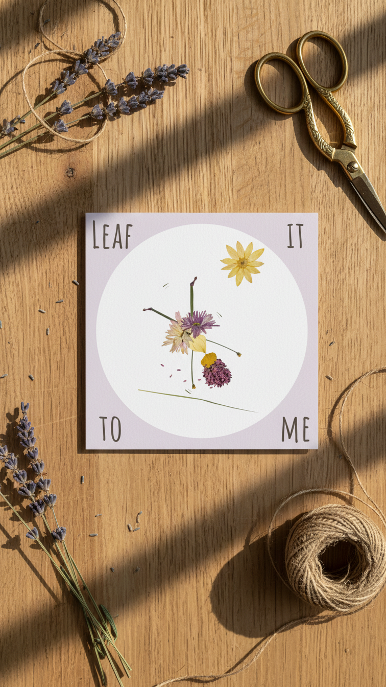 'Leaf It to Me' Matte Vinyl Sticker