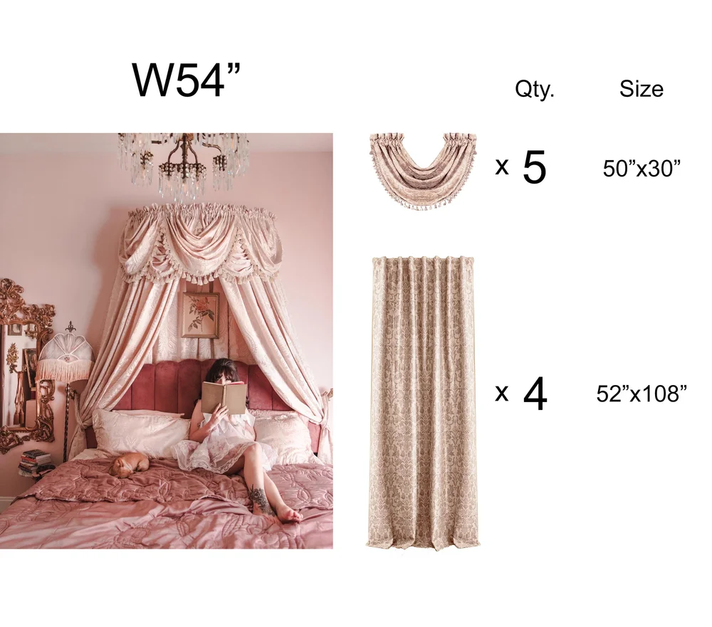 DIY canopy frame kit for rod pocket curtains. — JuliesDecor