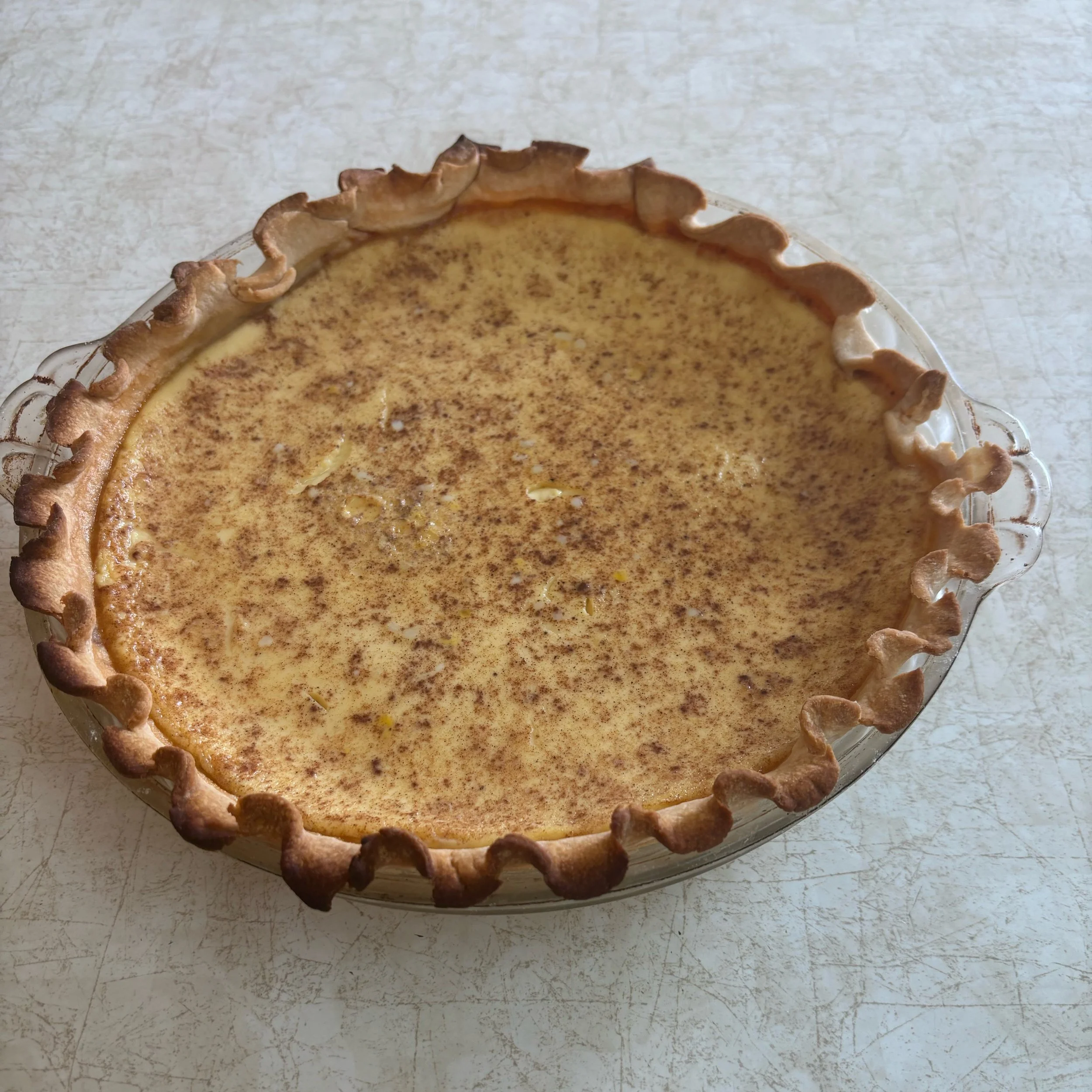 Egg Custard Pie