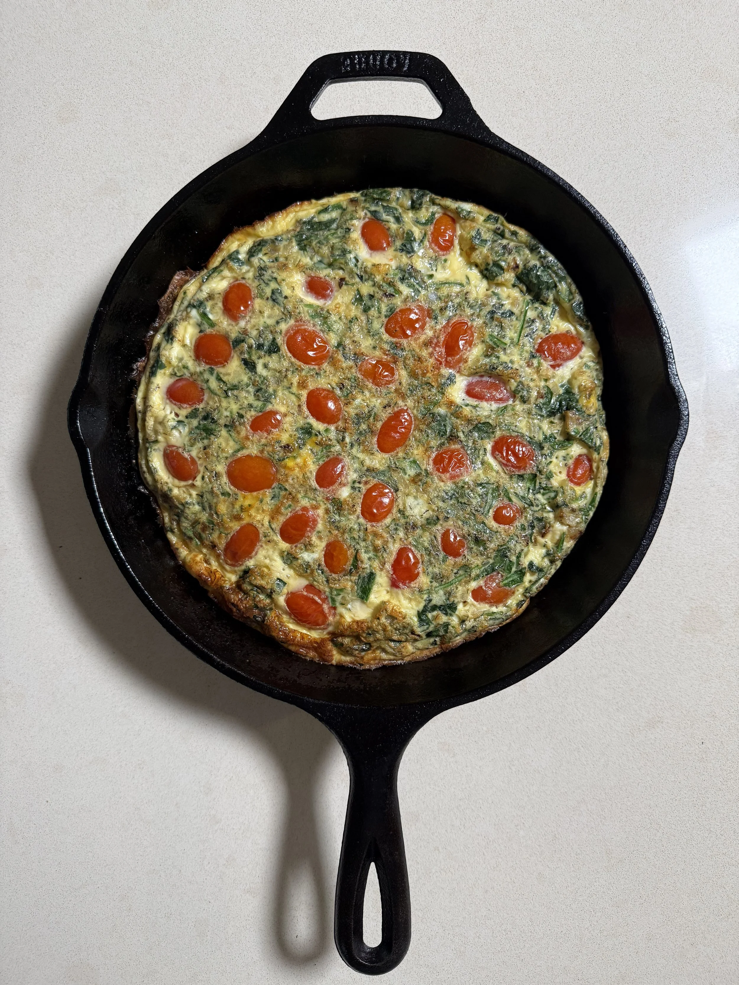 Spinach and Feta Frittata
