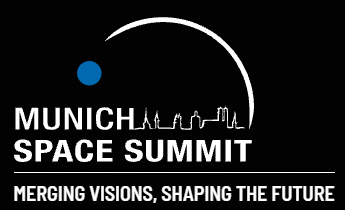 Munich Space Summit logo with city skyline and tagline