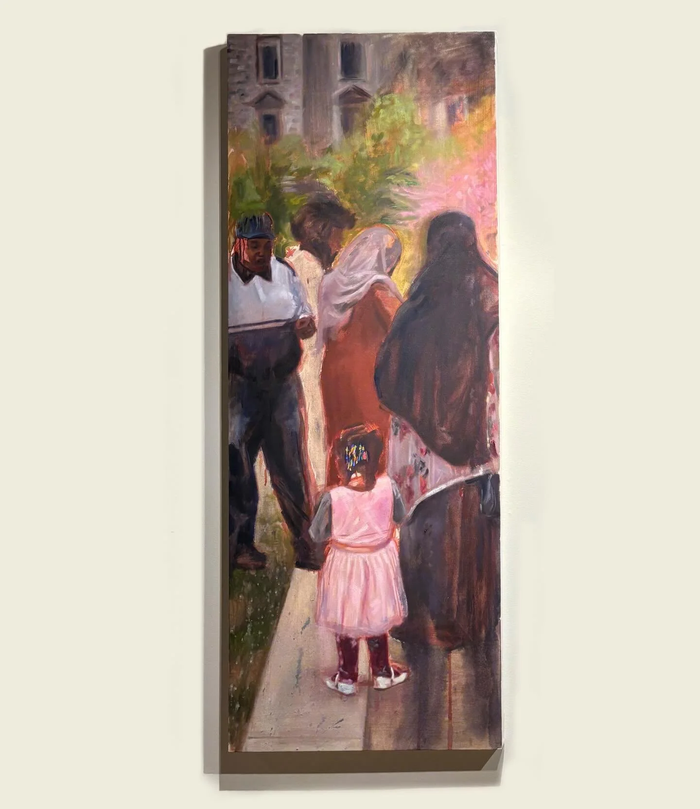 Sojourn, 2025
Oil and acrylic on canvas
24 x 64 in.