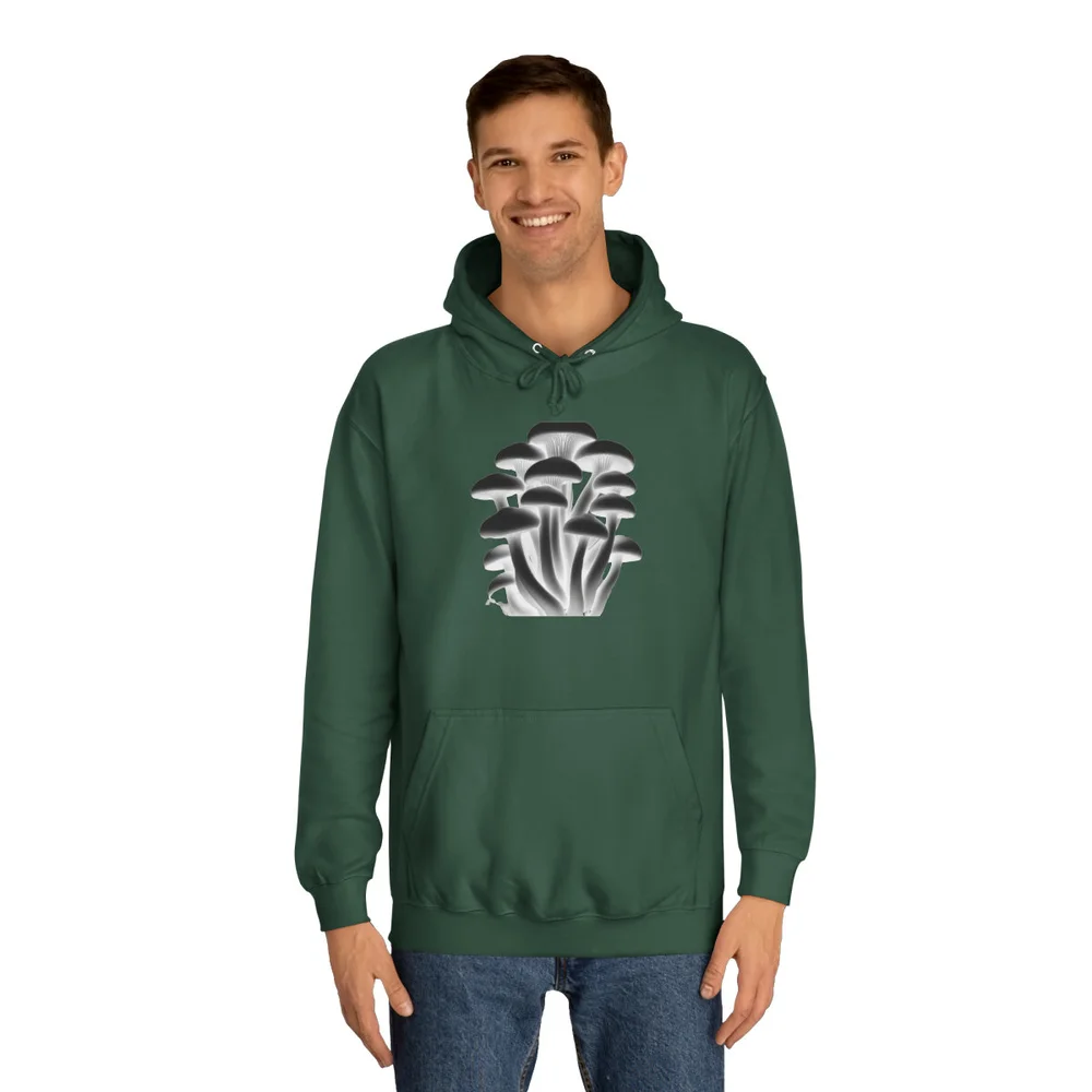 Mushroom college sweatshirt deals