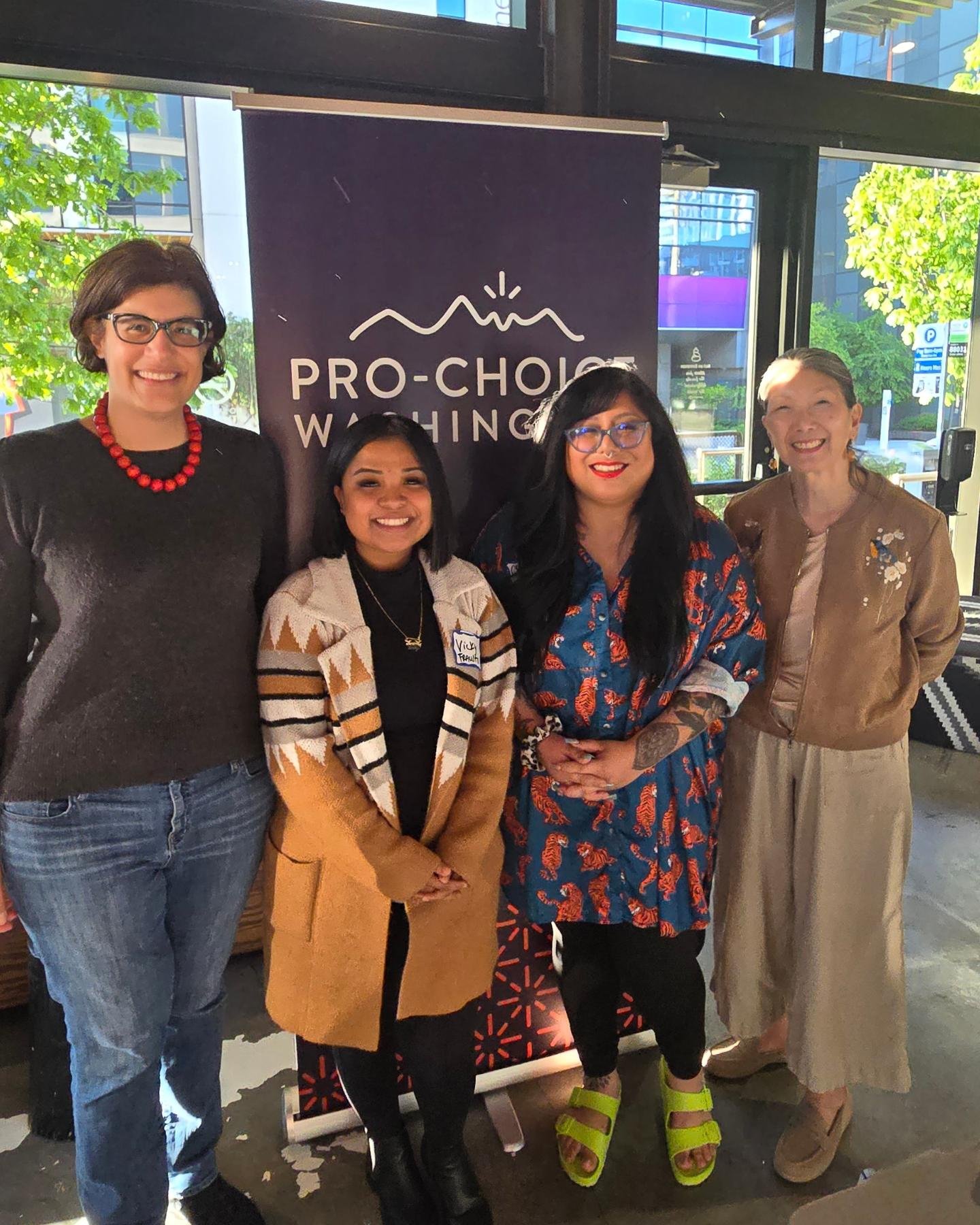 Had the privilege of meeting State Representative Nicole Macri and re-connecting with State Representative Sharon Tomiko Santos at Pro-Choice Washington's Conversations for Change! Fun fact, I used to be a comms staffer for Rep. Tomiko Santos when I 