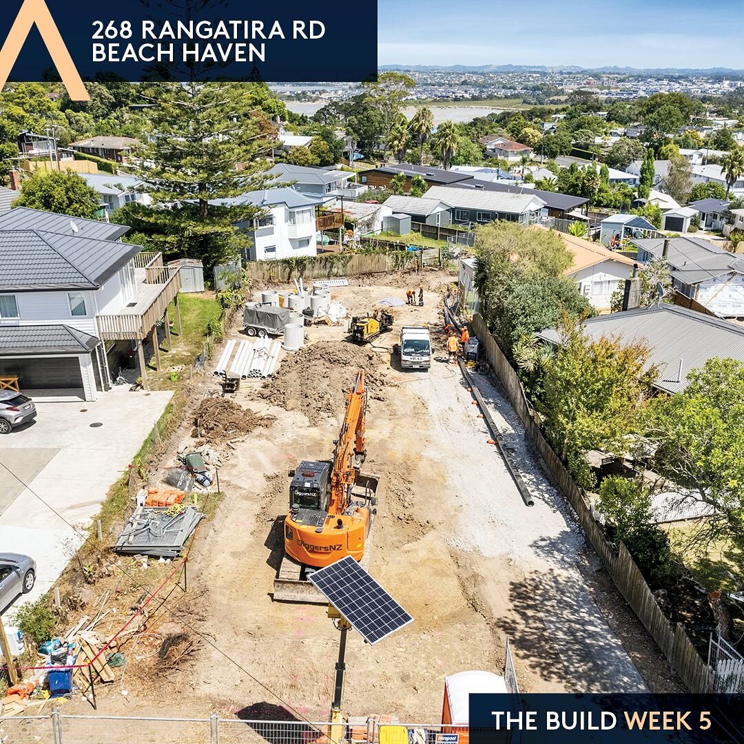 268 Rangatira Road, we have started with great energy, bulk earthworks and public drainage have commenced.
