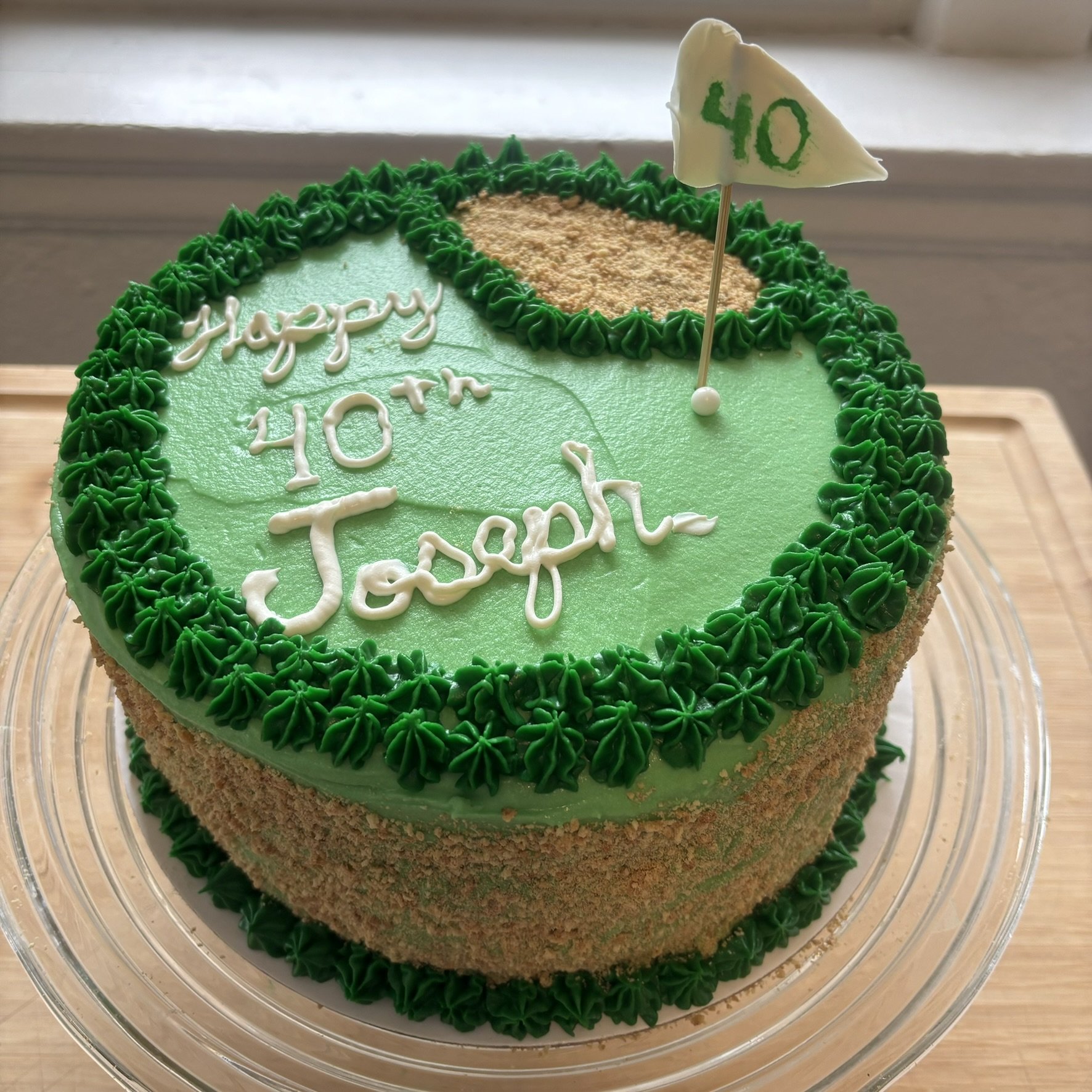 Custom Golf-themed Birthday Cake