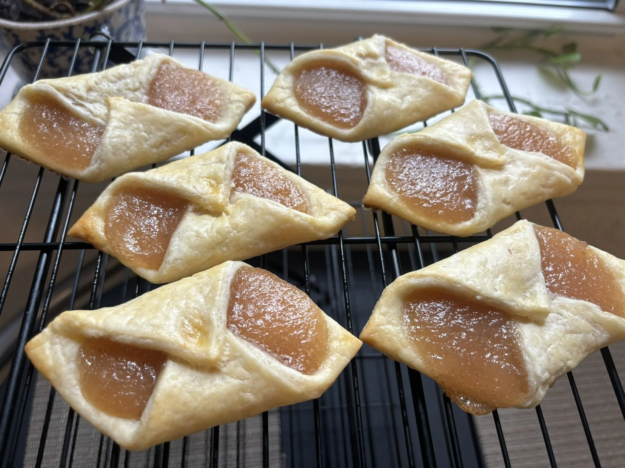 Peach pastries