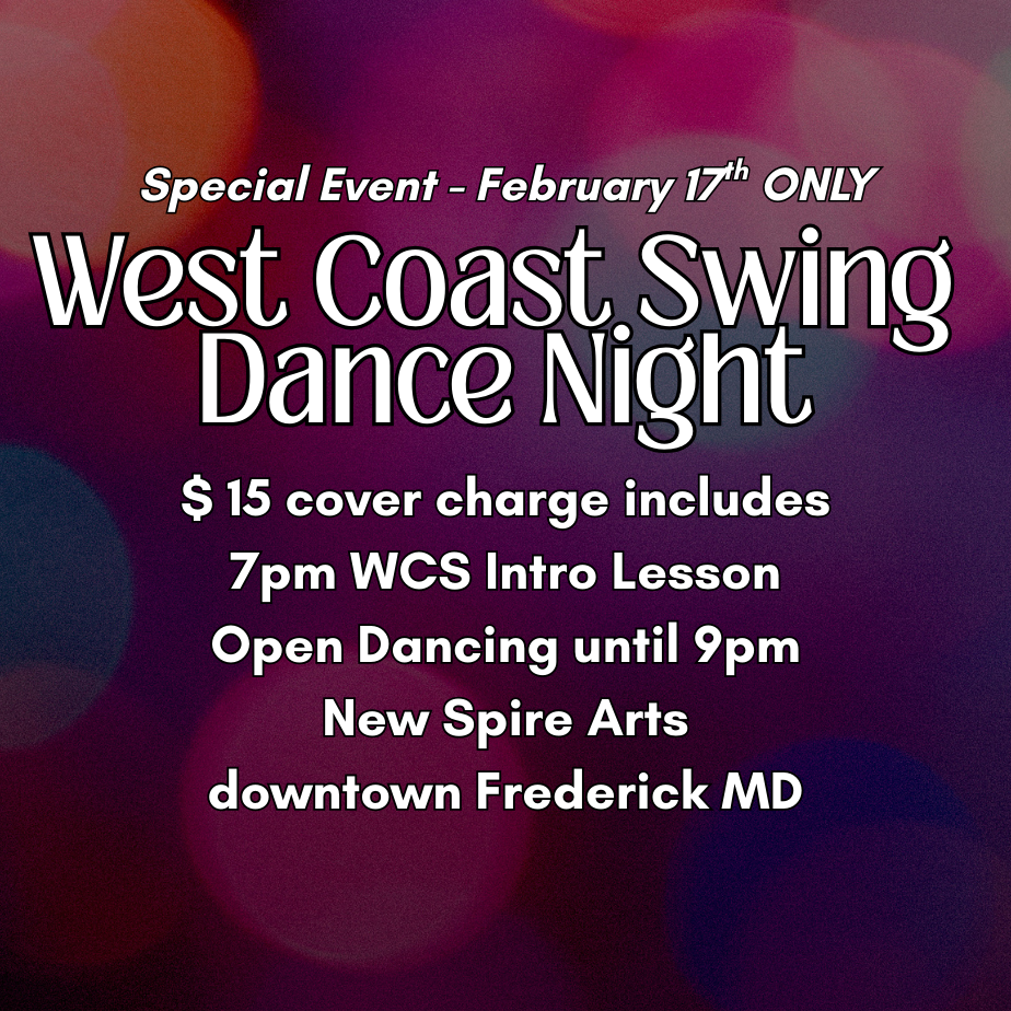WCS Social Dance Night at New Spire Arts
