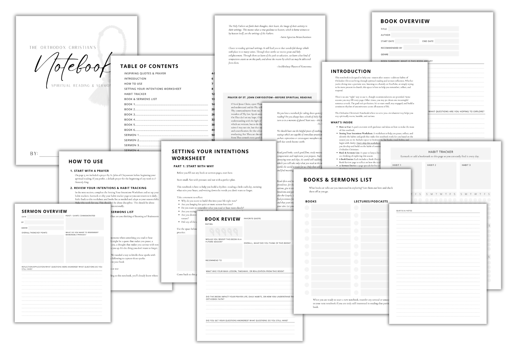 The Orthodox Christian's Notebook - Family Chotki