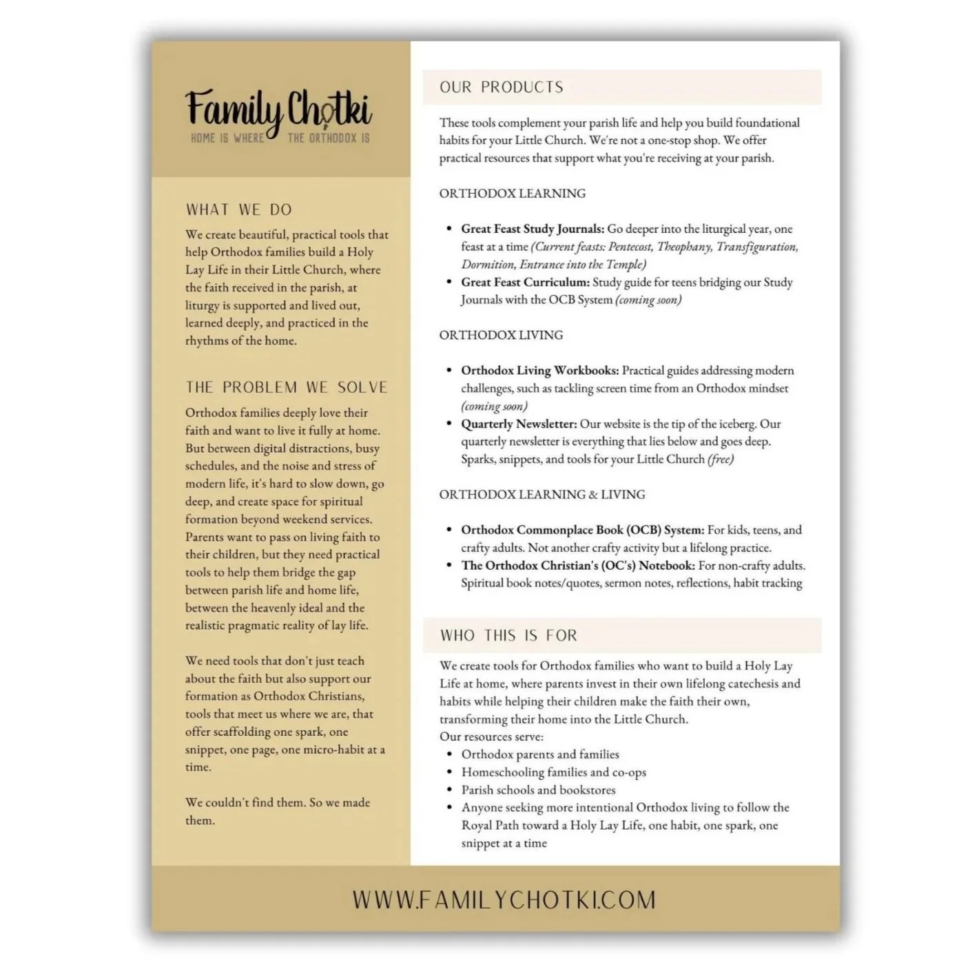 Family Chotki Overview