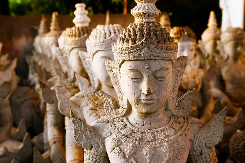 Buddhist statues