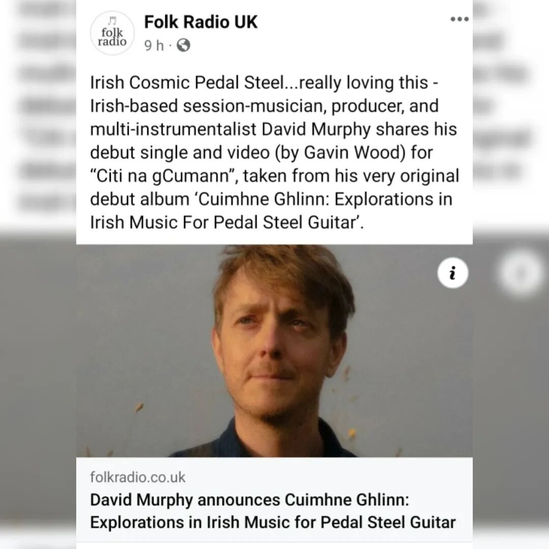 Thanks to @folkradiouk for the feature on the new single + the spectacular accompanying-video by Gavin Wood @telewoodwood! Link in bio.
#pedalsteel #pedalsteelguitar