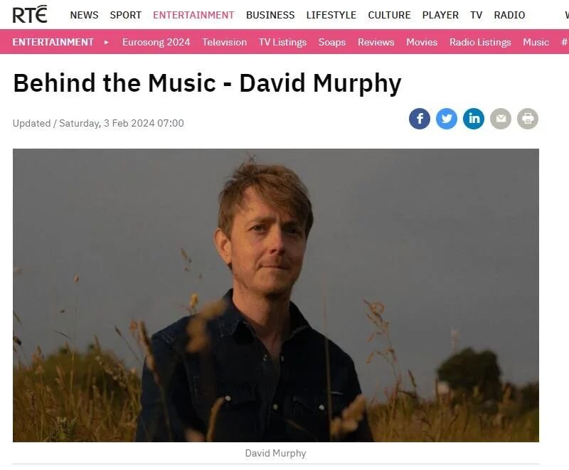 Had a chat with RT&Eacute; on some musical musings including @gillianwelchofficial @theunthanksband  @arboristmusic amongst others as well as my own upcoming album. Link in bio