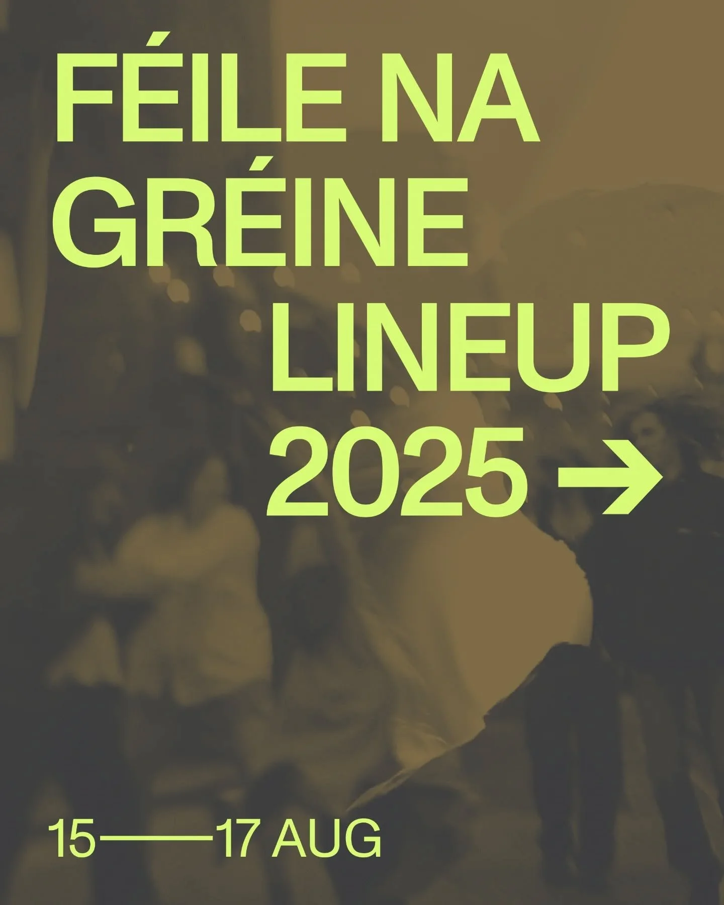 Delighted to be part of this superb lineup for @feilenagreine Limerick next month. Catch us on Sunday 17th at @ormstonhouse - link in bio