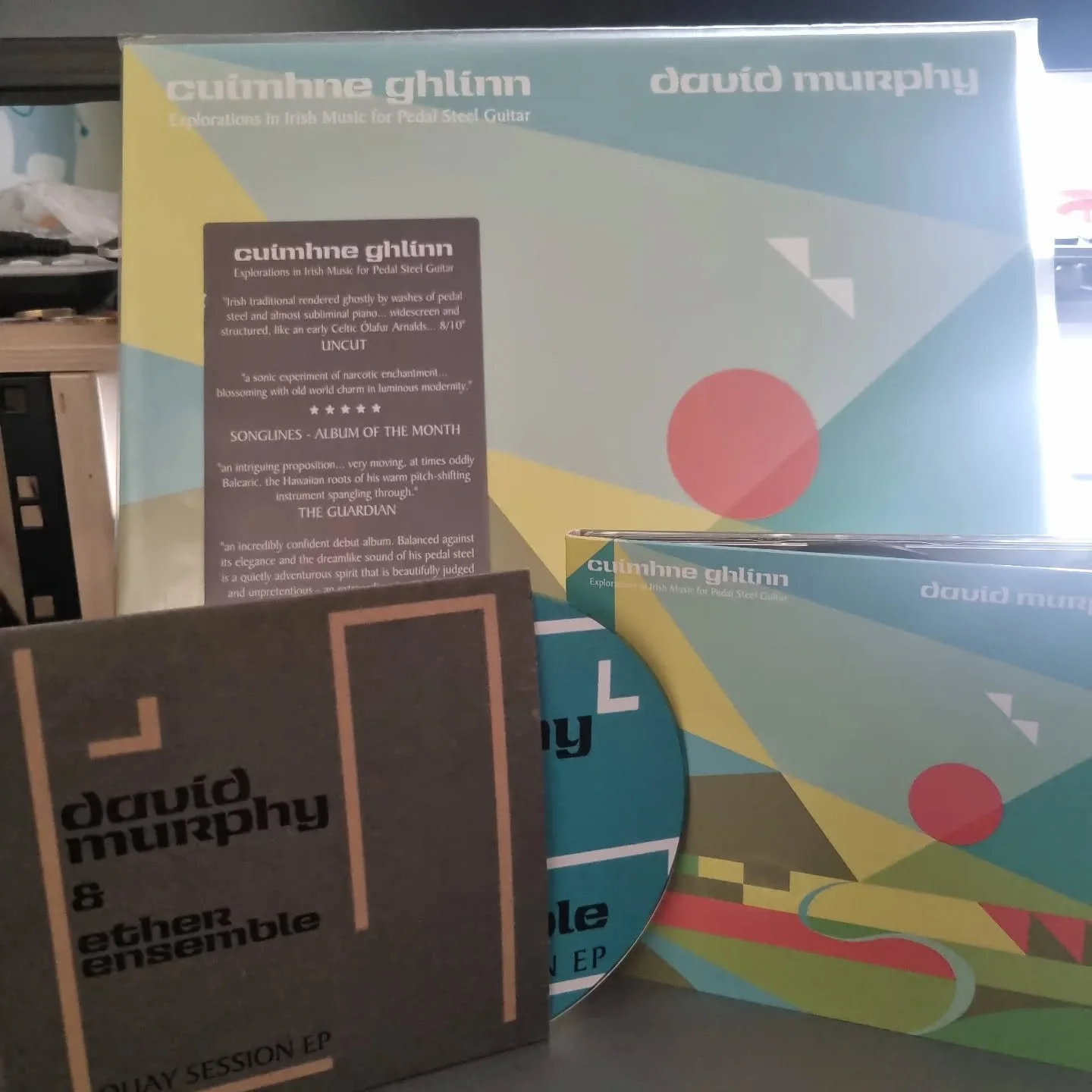 CD + Vinyl now back in stock including limited edition tour-only CD "Quay Session EP".
Two gigs remaining this year, if you want to pick one up in-person!

Fri 14th Nov :: @musiczone.ie Cork (Duo)
 w/ @default_peter :: Piano

Fri 21st Nov :