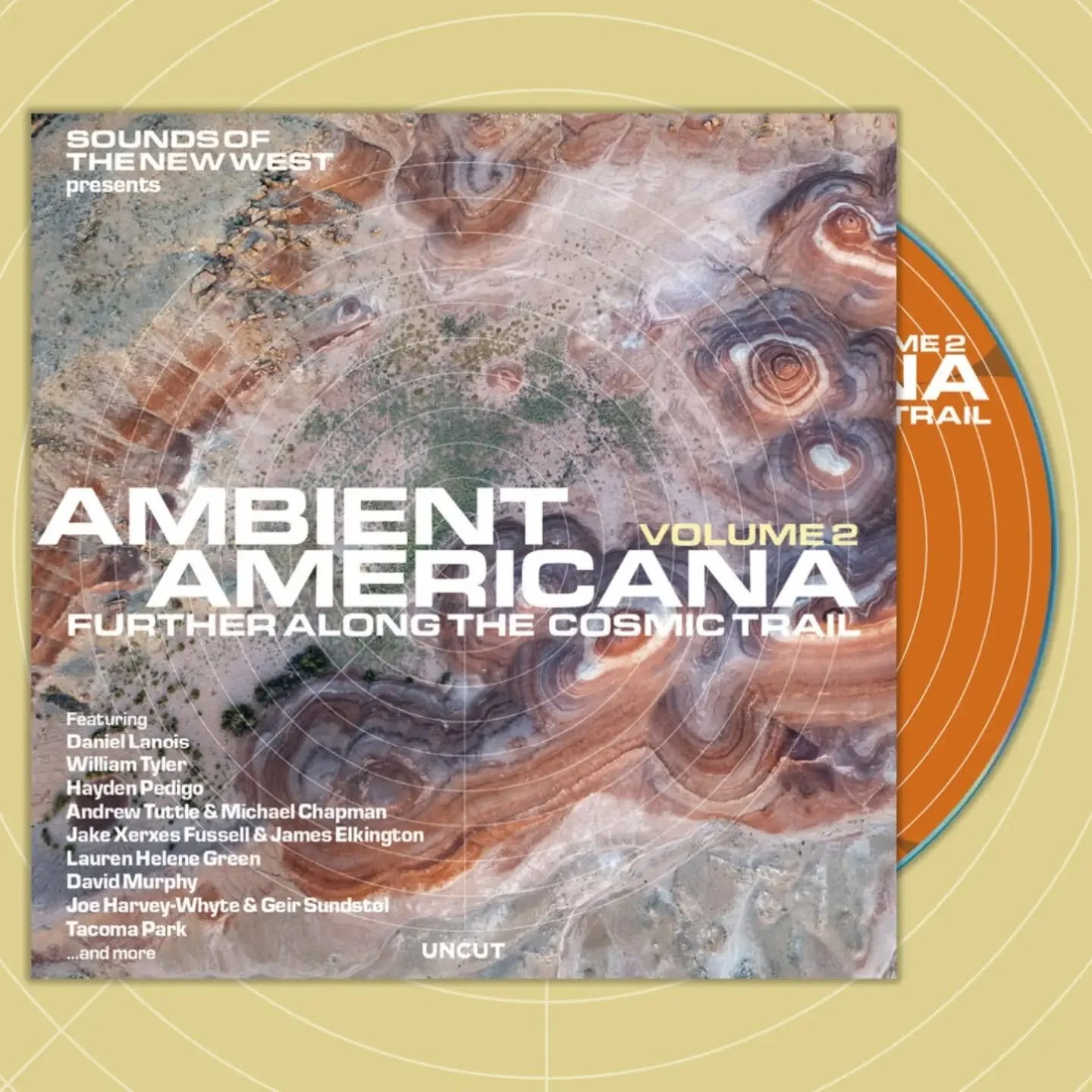 Honoured to contribute a track to @uncut_magazine latest "Sounds of The New West" compilation CD: "Ambient Americana Volume 2: Further Along The Cosmic Trail".

A pedal steel guitar-led recording of Peadar O'Riada's "An Draig