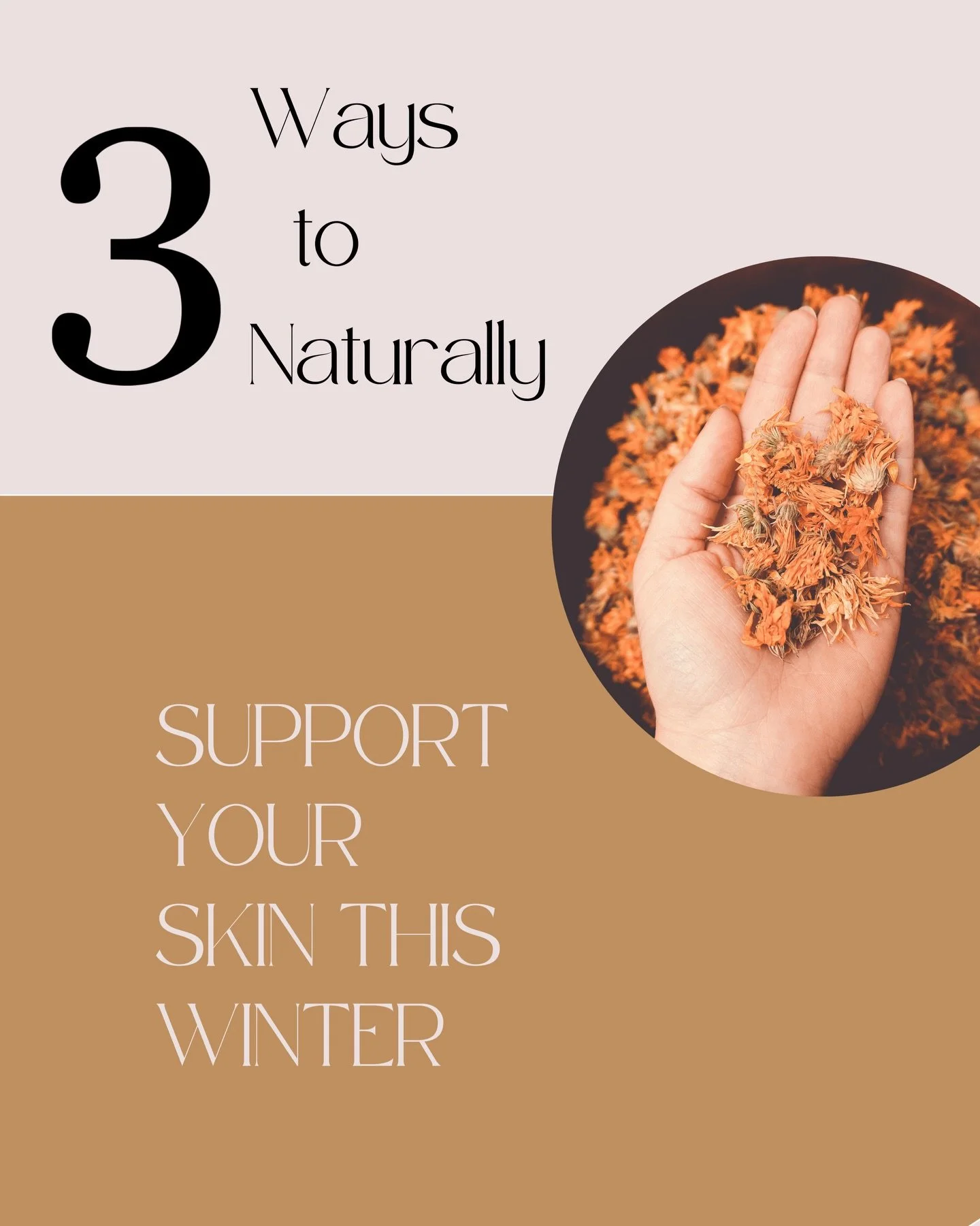 ⬇️

✨ 3 simple ways to hydrate your skin naturally this winter season ✨

Dry, irritated skin doesn&rsquo;t need complicated fixes&mdash;just consistent care from the inside &amp; out.

1️⃣ Oatmeal baths

Colloidal oatmeal contains beta-glucans that h