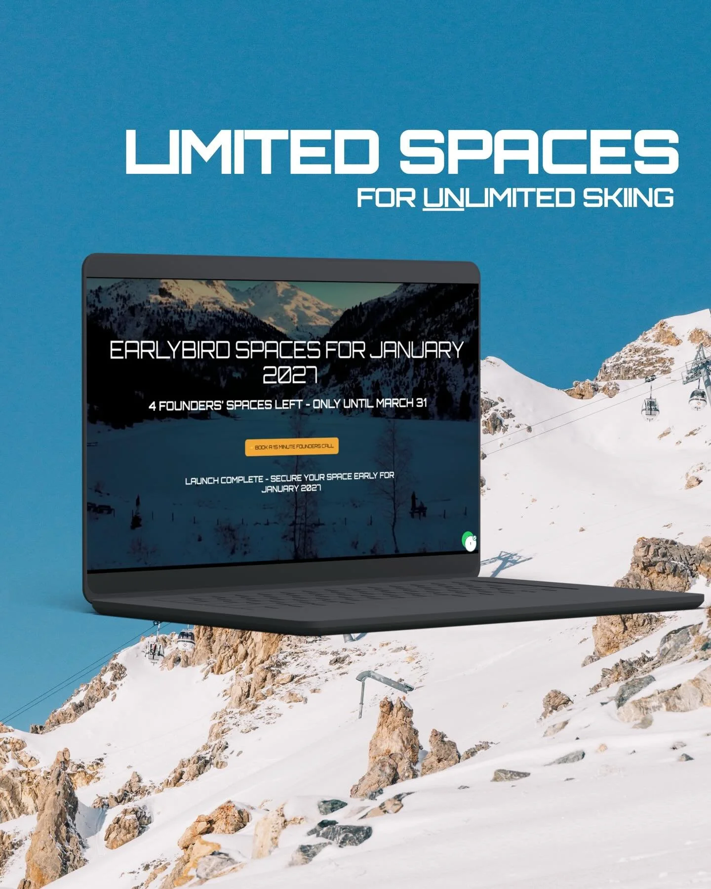 LIMITED SPACES &bull; LIMITLESS SKIING

We&rsquo;re forming our first cohorts of 2027 and are starting to lock in our flagship retreat week in M&eacute;ribel next year⛷️

Some really exciting conversations are underway for exclusive group weeks, or i