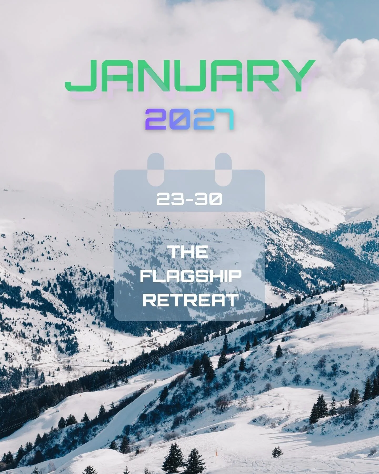 THE FLAGSHIP RETREAT 🛳️

🗓️ JANUARY 23-30 2027

📍M&Eacute;RIBEL, THREE VALLEYS, FRENCH ALPS

FOUNDERS&rsquo; SPOTS ARE LIMITED.

www.soberski.co.uk

#soberski #skiretreat