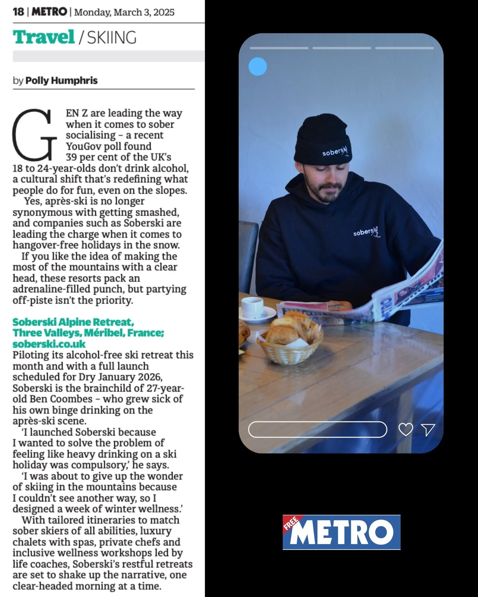 METRO Ⓜ️

A YEAR ON FROM OUR FIRST MAJOR FEATURE.

Crazy to think what's actually unfolded since the day we got our first little bit of publicity. It was ground-breaking then, and it continues to be now. 

We're very proud to be the first to do this,