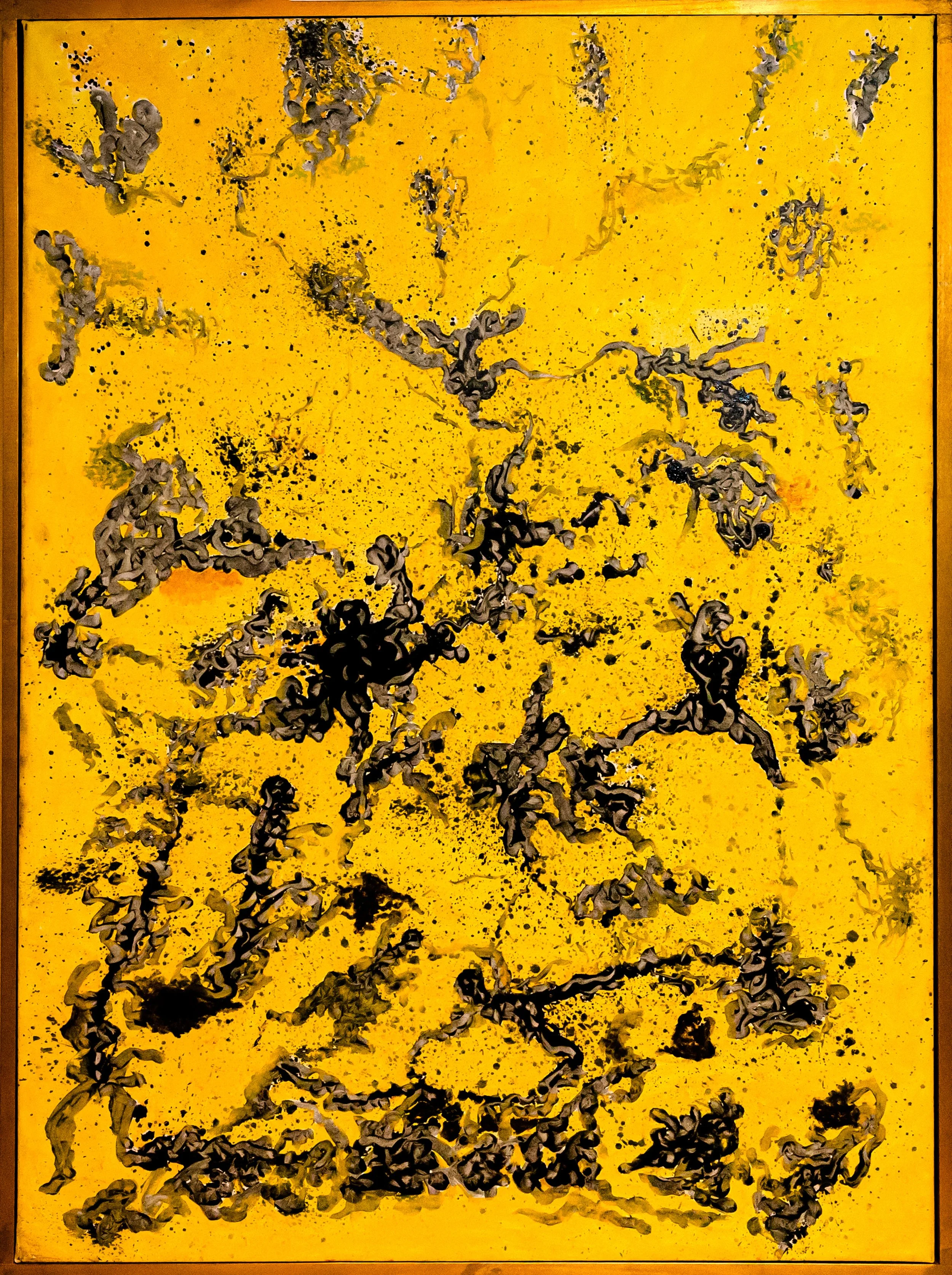 LA TENTATION D'EROS - Oil on Canvas: 60" X 44"