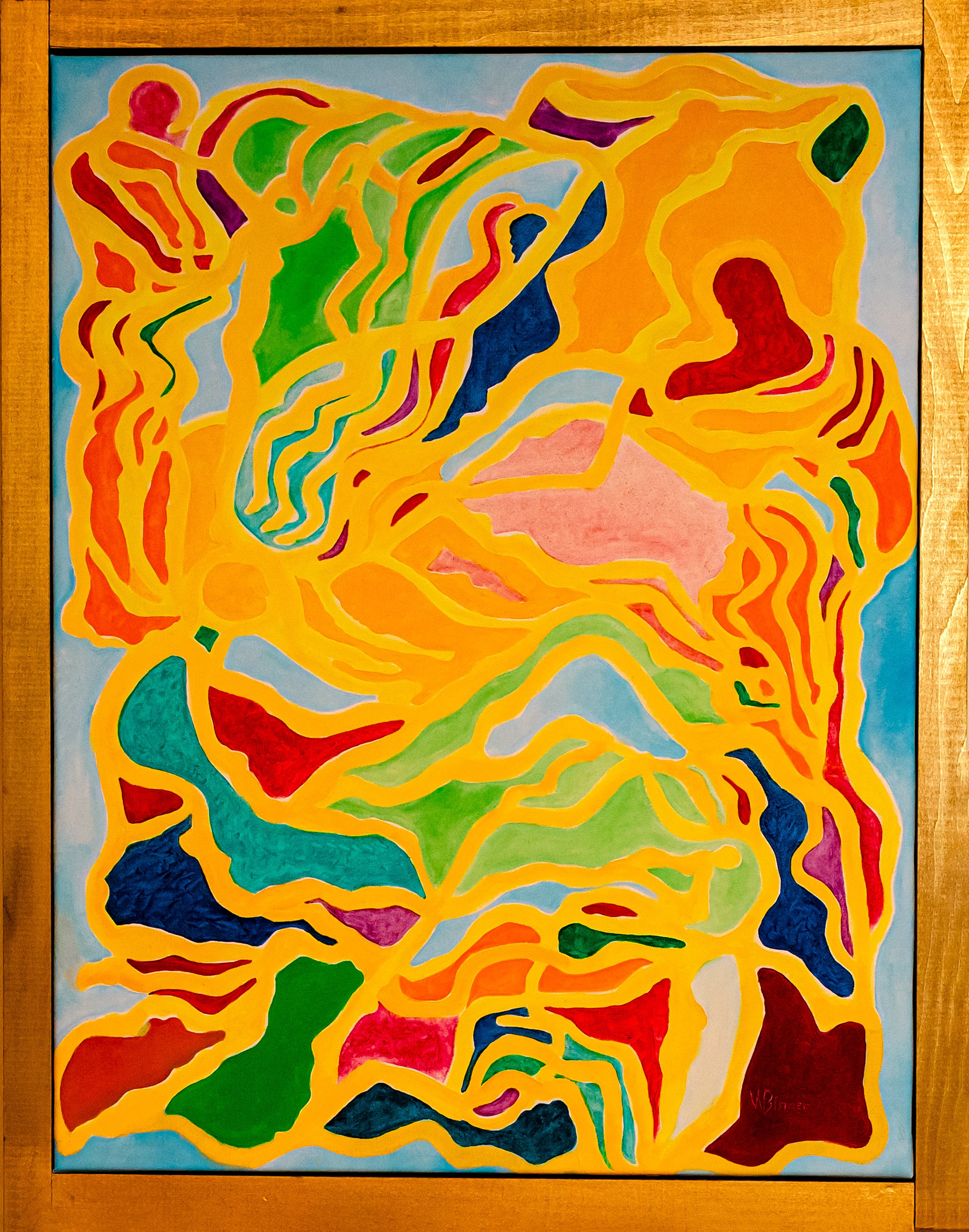 VIBRATION - Oil on Canvas: 34" X 26"