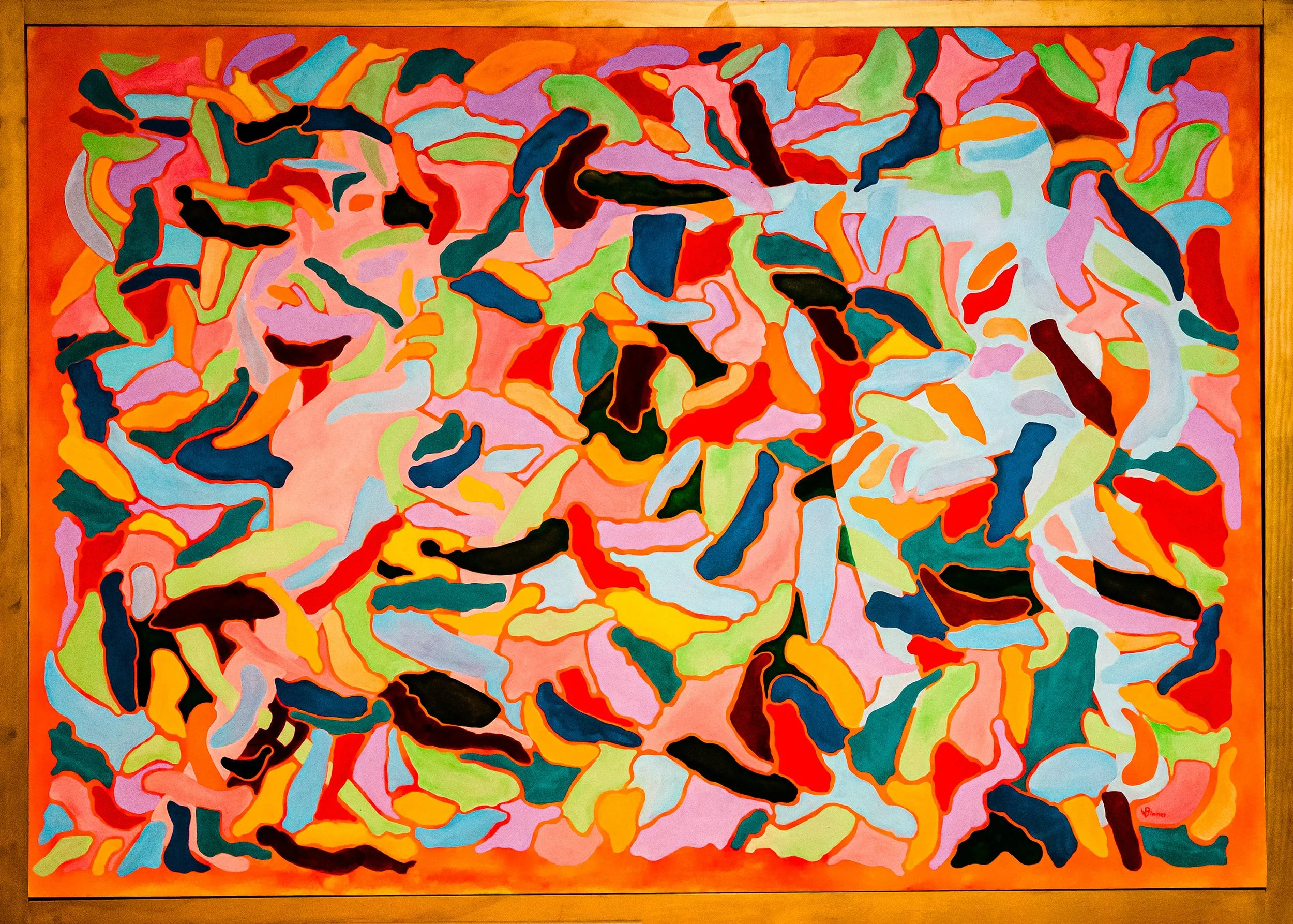 UNTITLED - Oil on Canvas: 68" X 61"