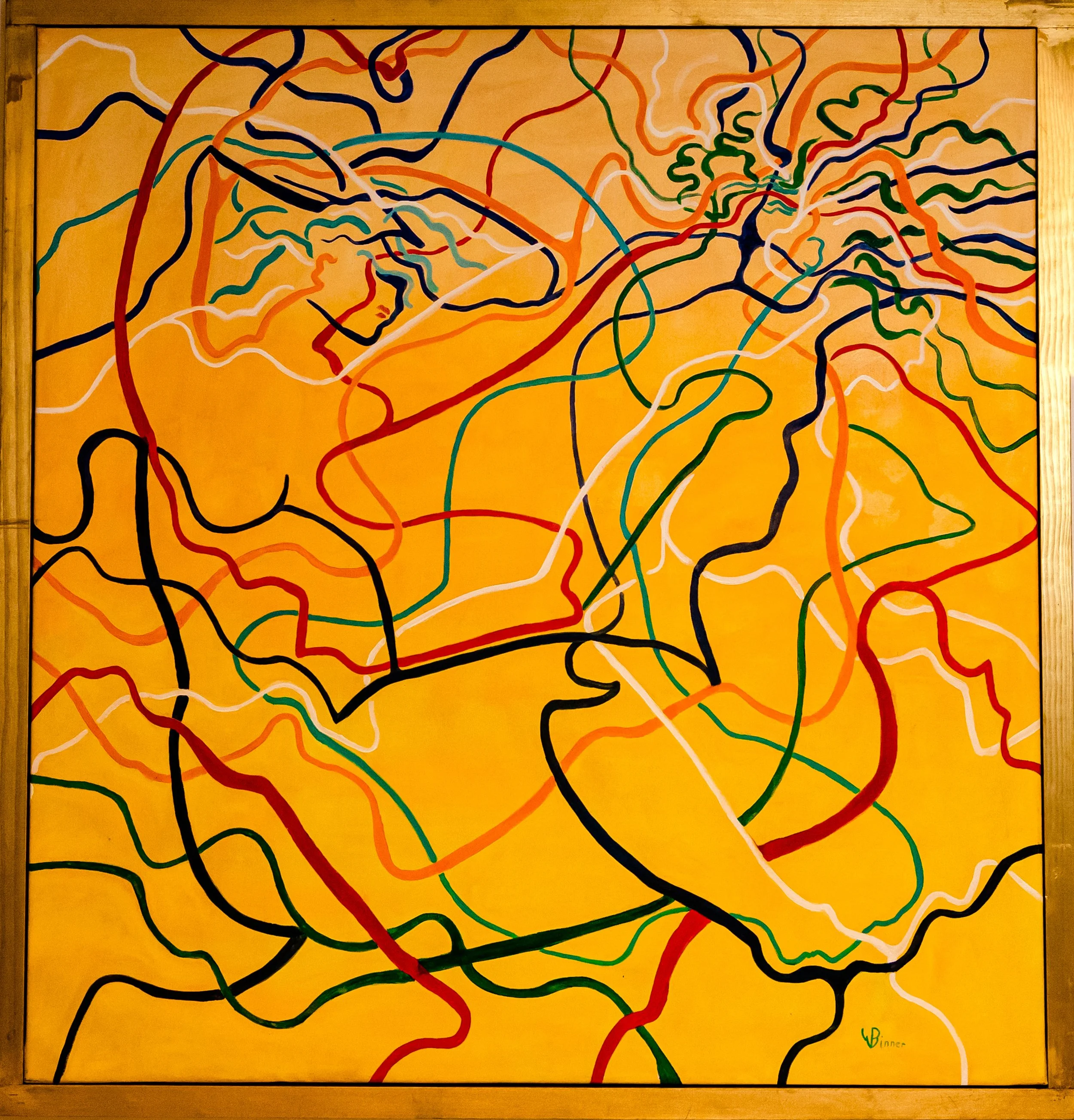 ELLES - Oil on Canvas: 50" X 48"