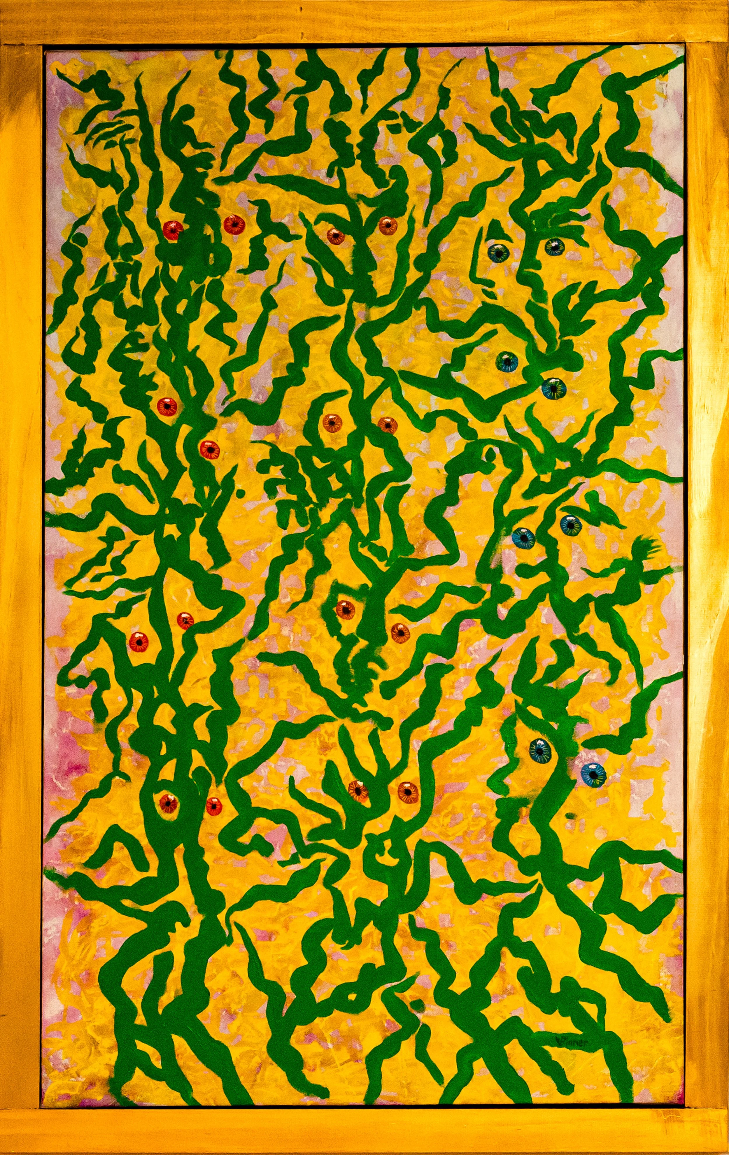 IRIS - Oil on Canvas: 36" X 21"