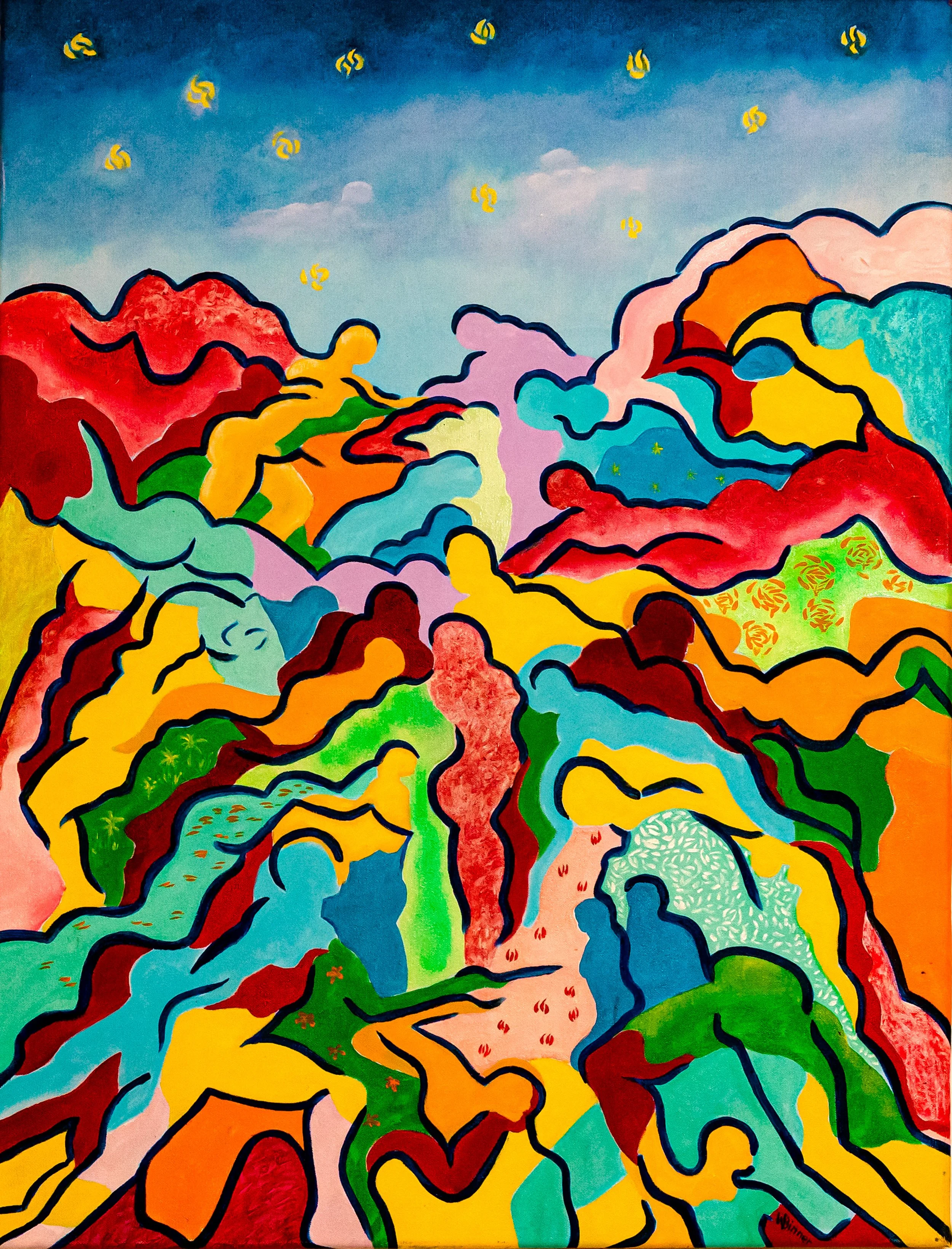 NIGHT LIFE #2 - Oil on Canvas: 26" X 34"